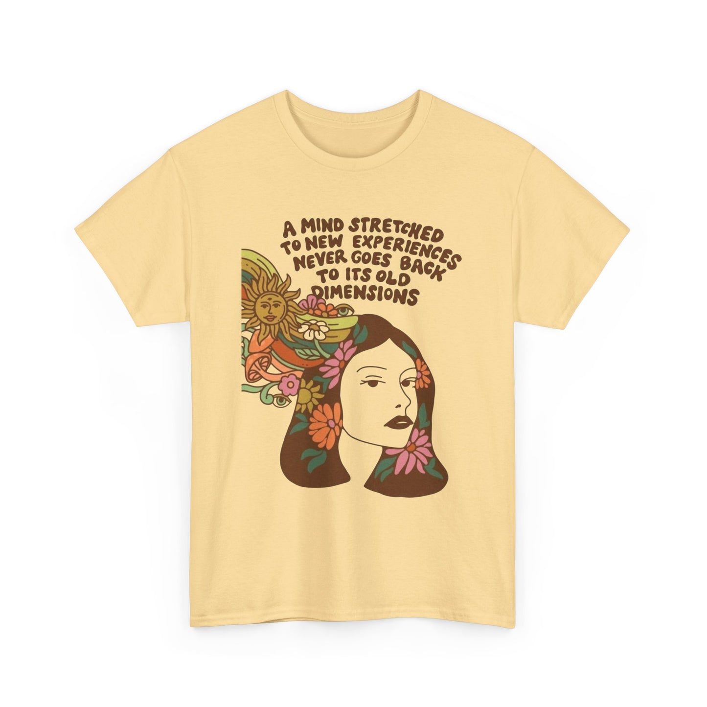 NEW Experiences Traveler Graphic T Shirt NEW ADULT Unisex Heavy Cotton Tee