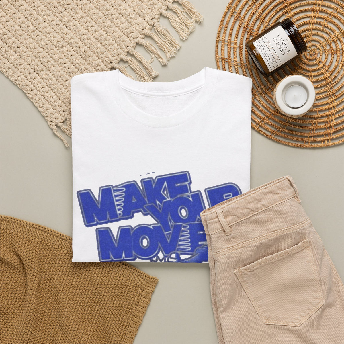 Make Your Move Chess Graphic T-Shirt Men's Graphic Tee Retro