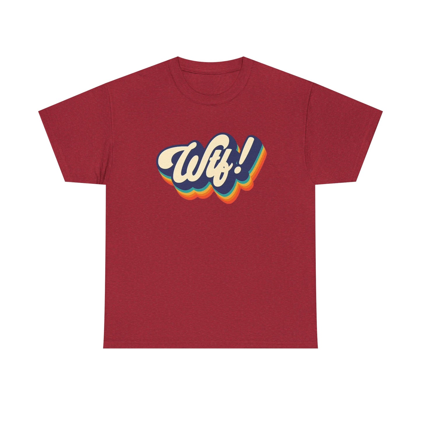 WTF Funny Graphic T Shirt BRAND NEW Apparel Unisex Heavy Cotton Tee