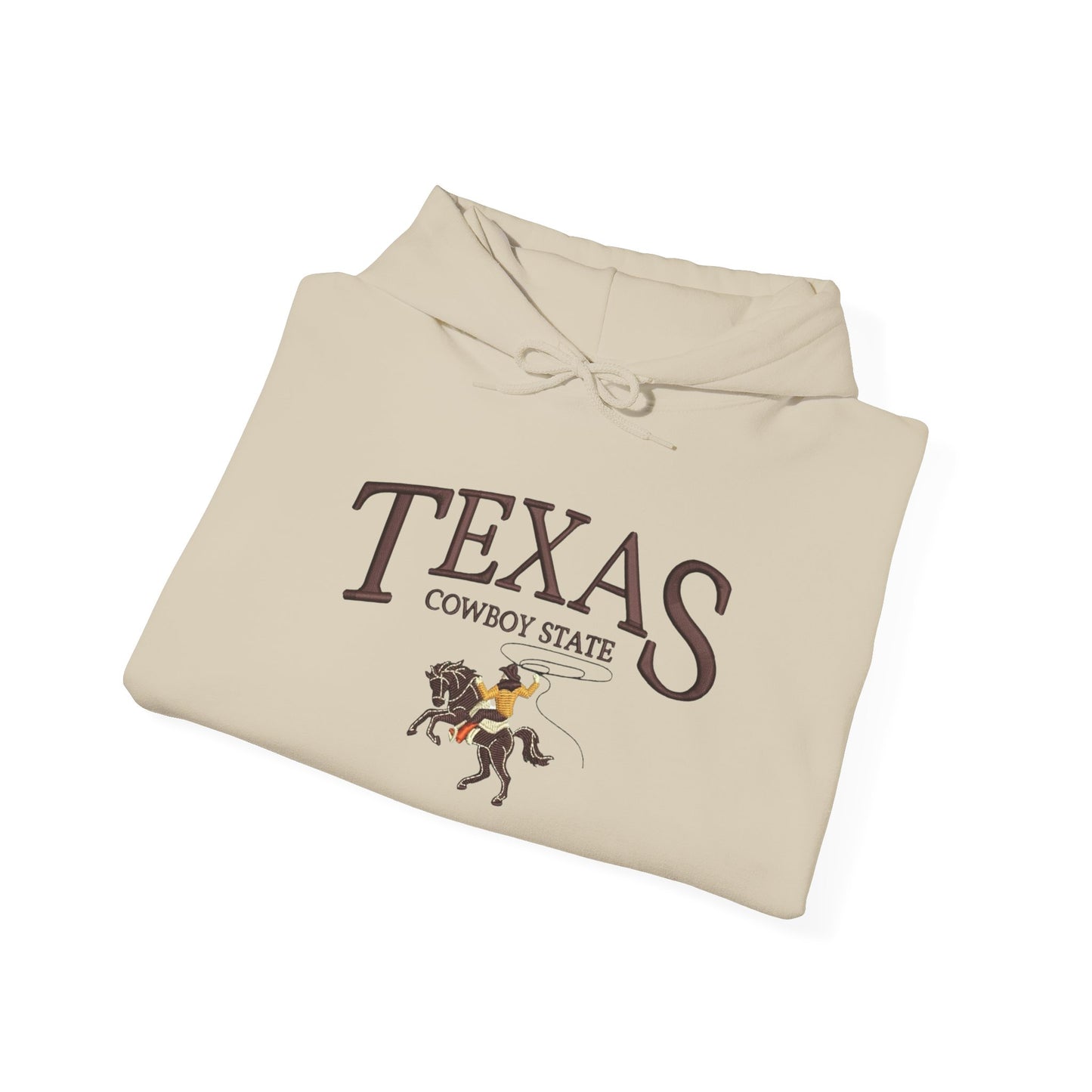 Texas Cowboy State Graphic Hoodie NEW Heavy Blend™ Hooded Sweatshirt