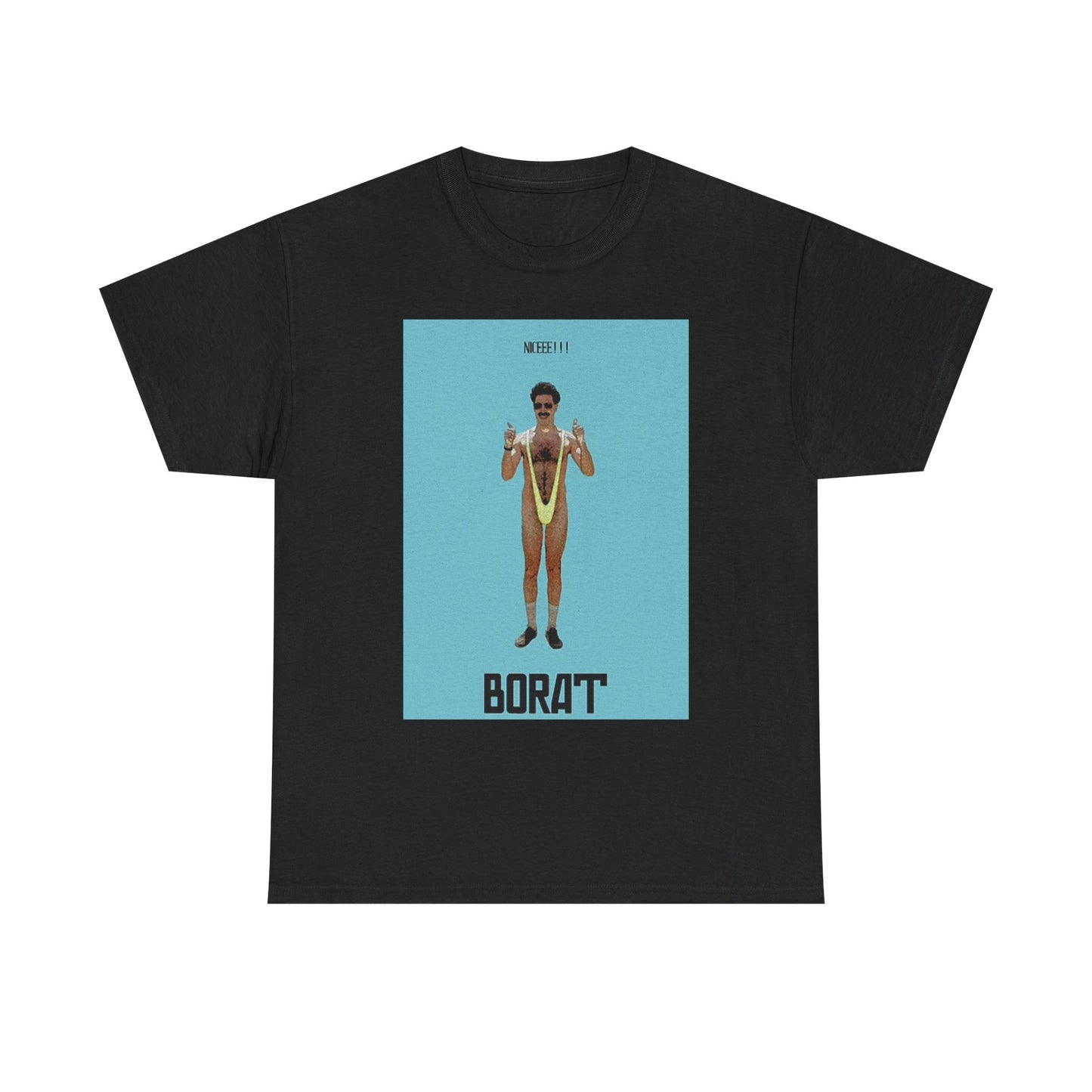 Borat Graphic T Shirt Comedy Movie Very Nice Unisex Heavy Cotton Tee