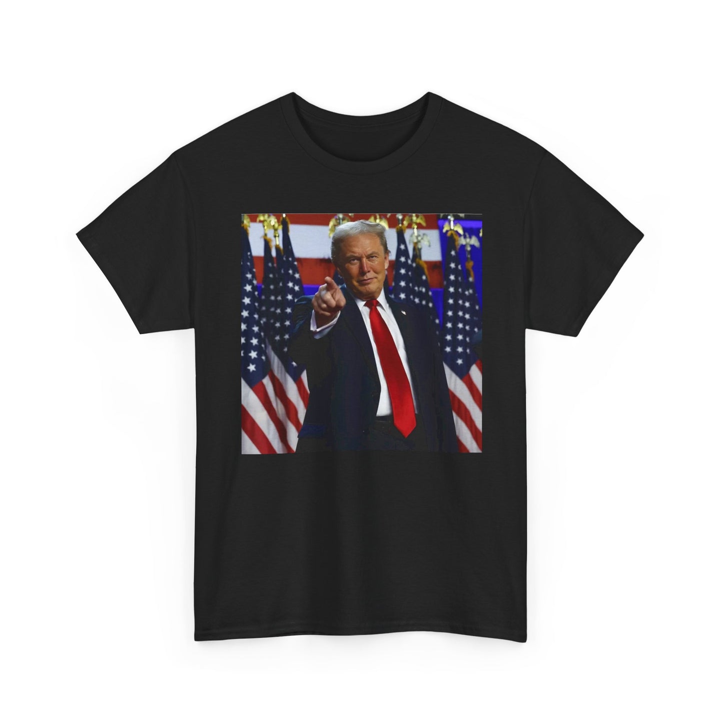 Trump Elon Funny Graphic T Shirt Jokes President Unisex Heavy Cotton Tee