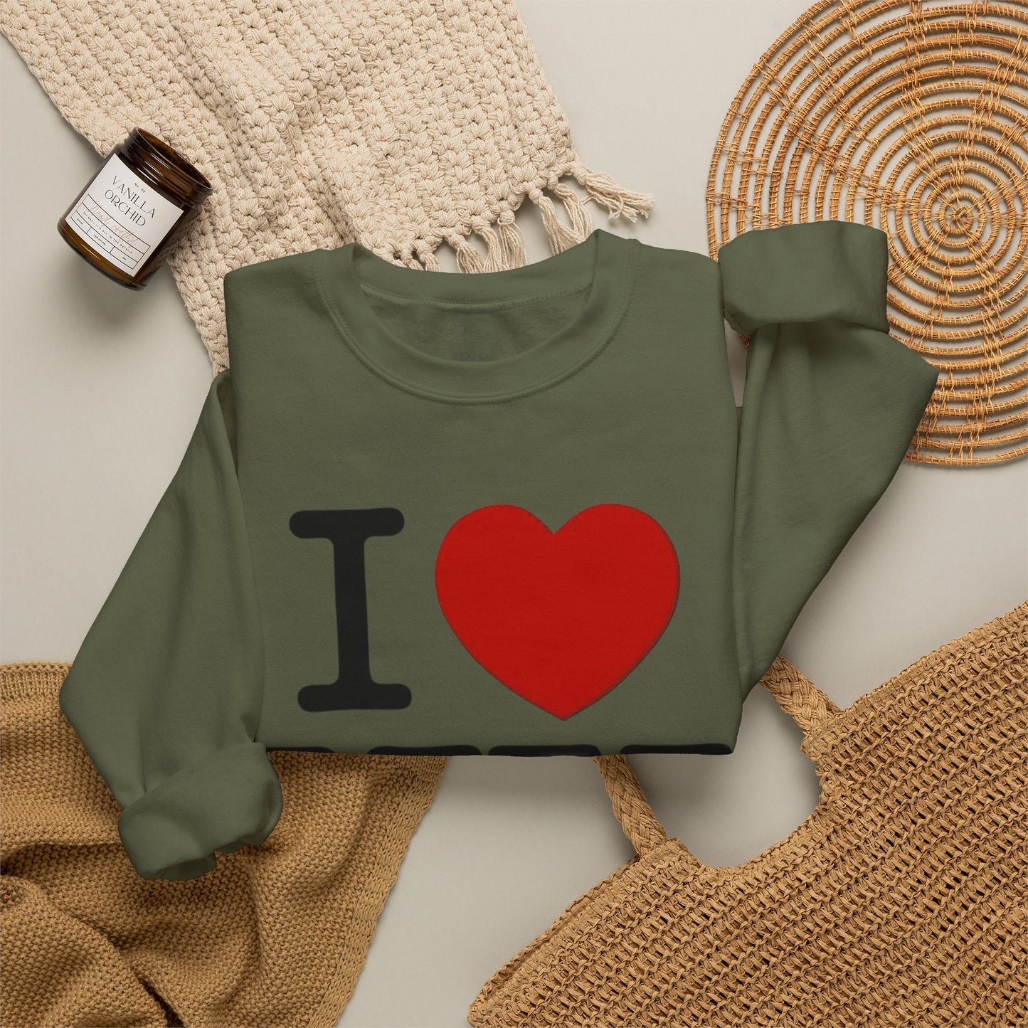 I Love New York Sweater NEW Unisex Heavy Blend™ Crewneck Sweatshirt