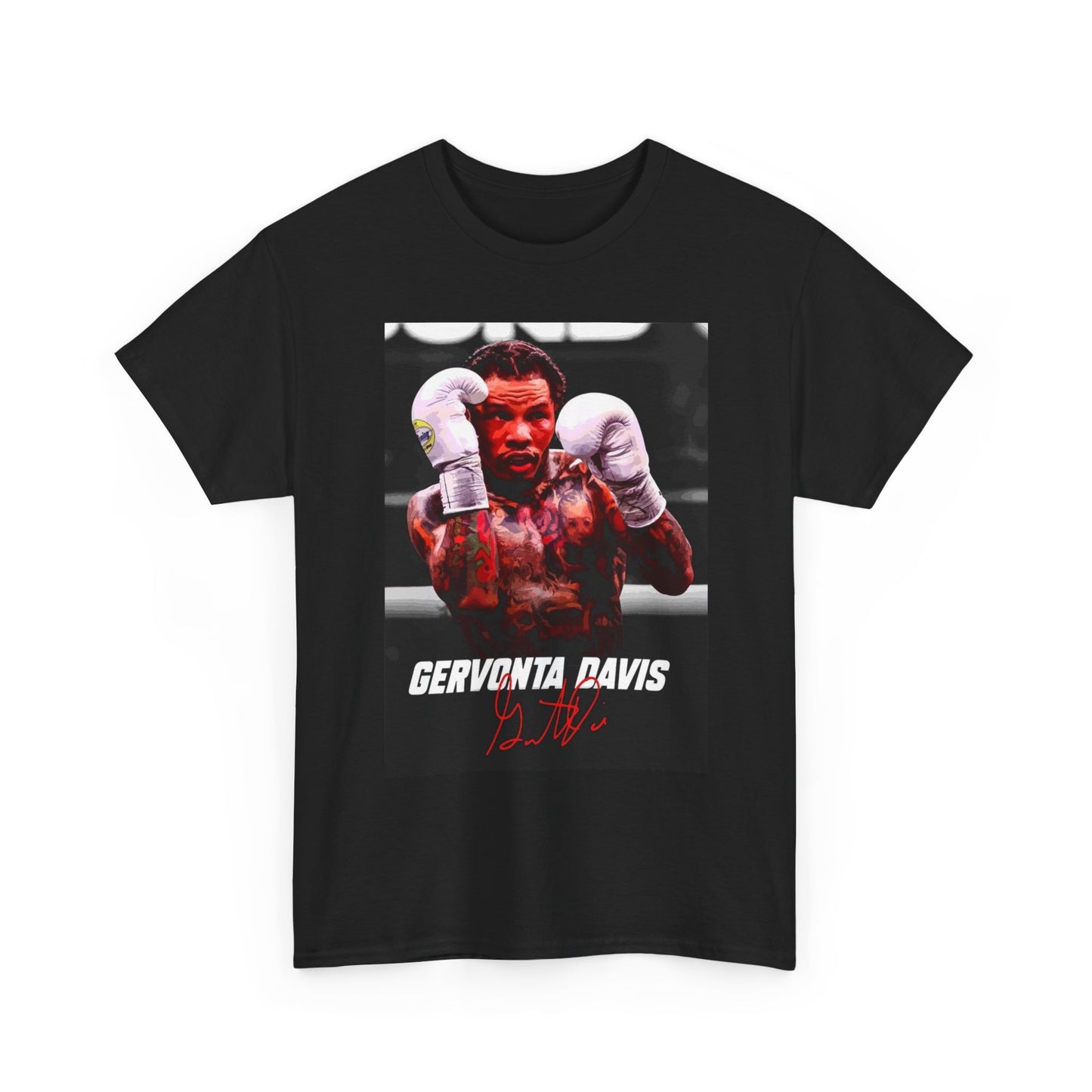 Gervonta Tank Davis Boxing Graphic T Shirt Unisex Heavy Cotton Tee