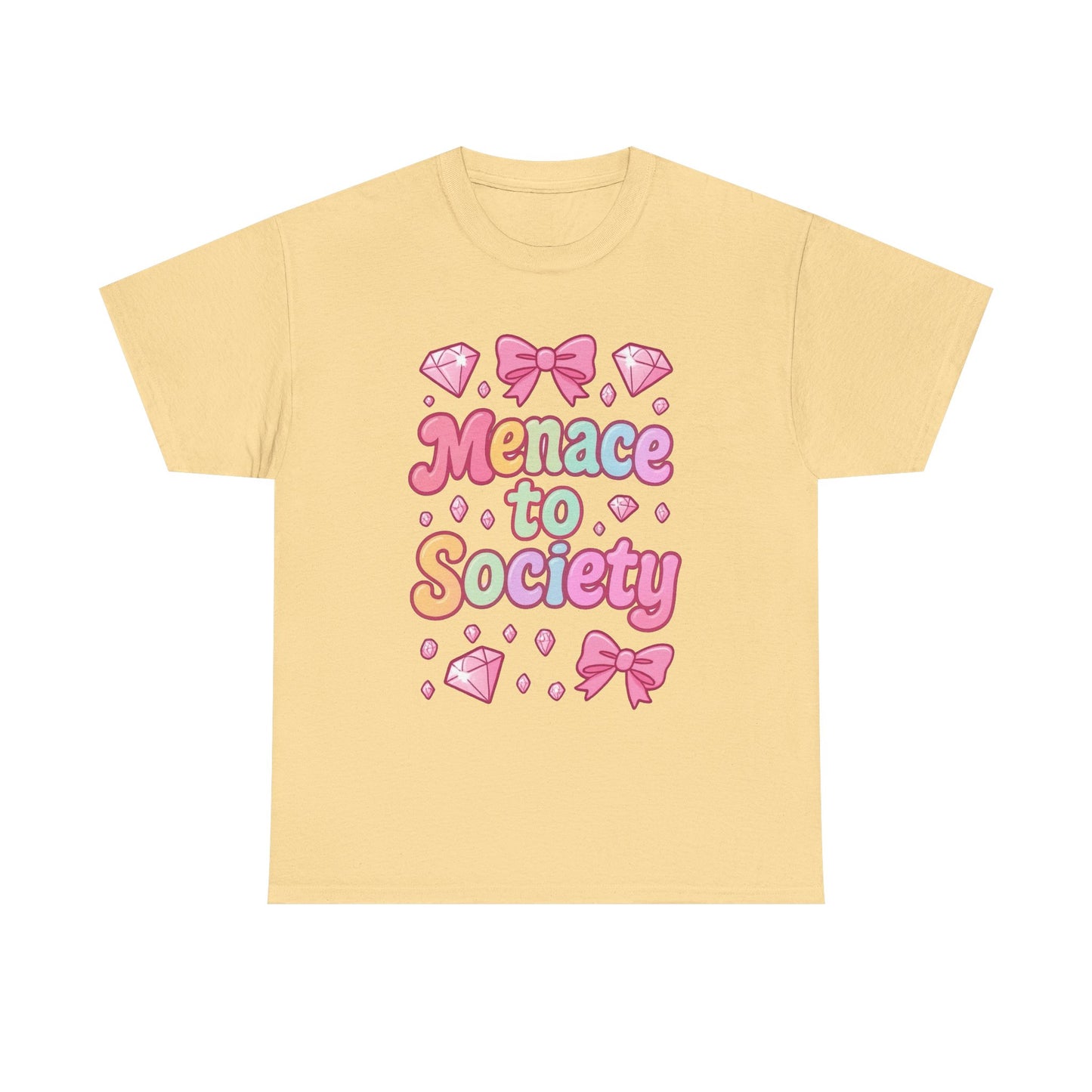 Menace To Society Funny Cute Women's Graphic T Shirt NEW ADULT