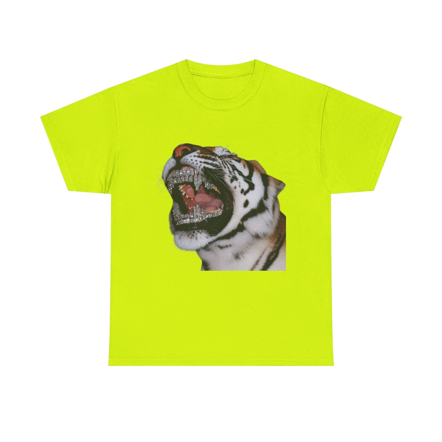 Bling Tiger Graphic T Shirt NEW Adult Unisex Heavy Cotton Tee