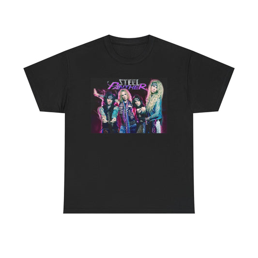 Steel Panther Tshirt Vintage Rock Band Merch New!! Unisex Heavy Cotton Tee