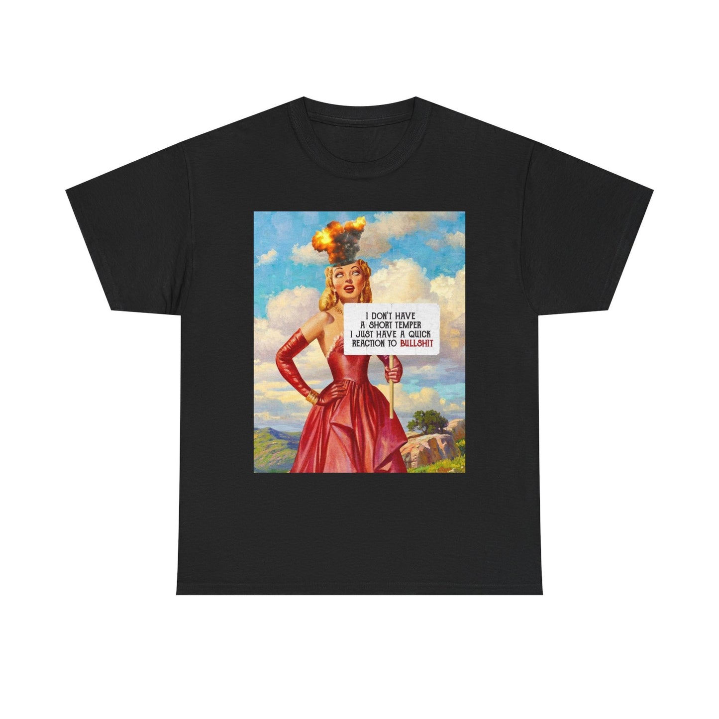 I Don't Have A Short Temper Funny T Shirt Unisex Heavy Cotton Tee