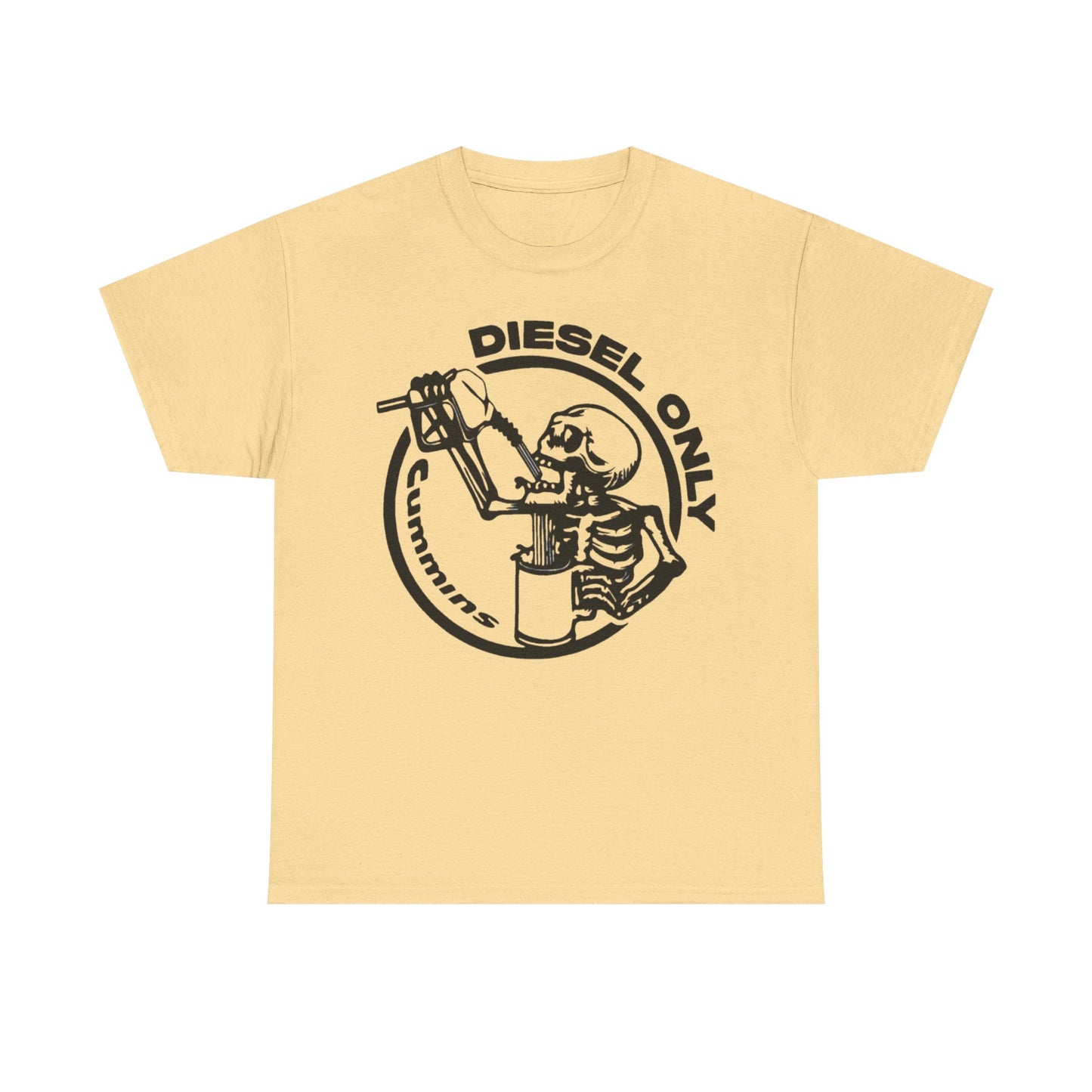 Diesel Only Cummins Graphic T Shirt Unisex Heavy Cotton Tee NEW