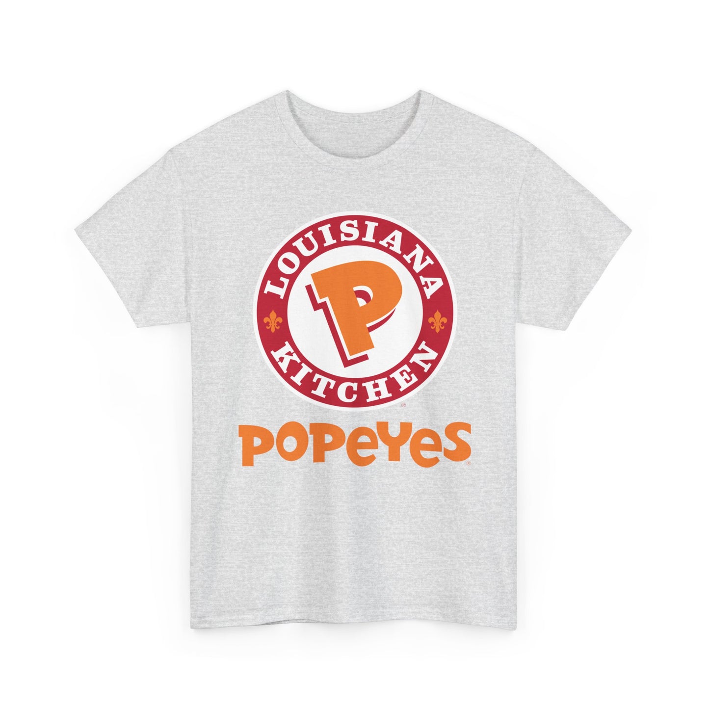 Popeyes Fried Chicken Graphic T Shirt Funny Retro Unisex Heavy Cotton Tee