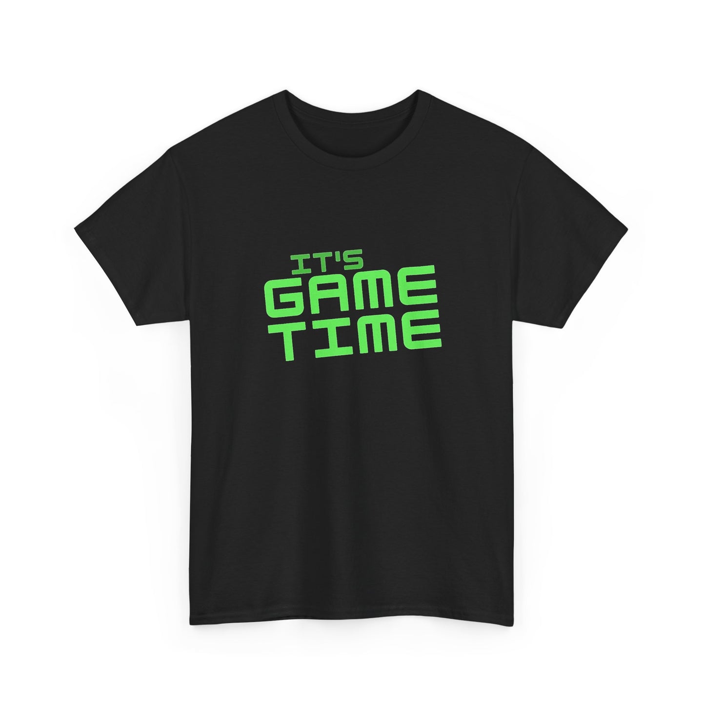 Its Game Time Retro Gaming Graphic T Shirt Unisex Heavy Cotton NEW Tee