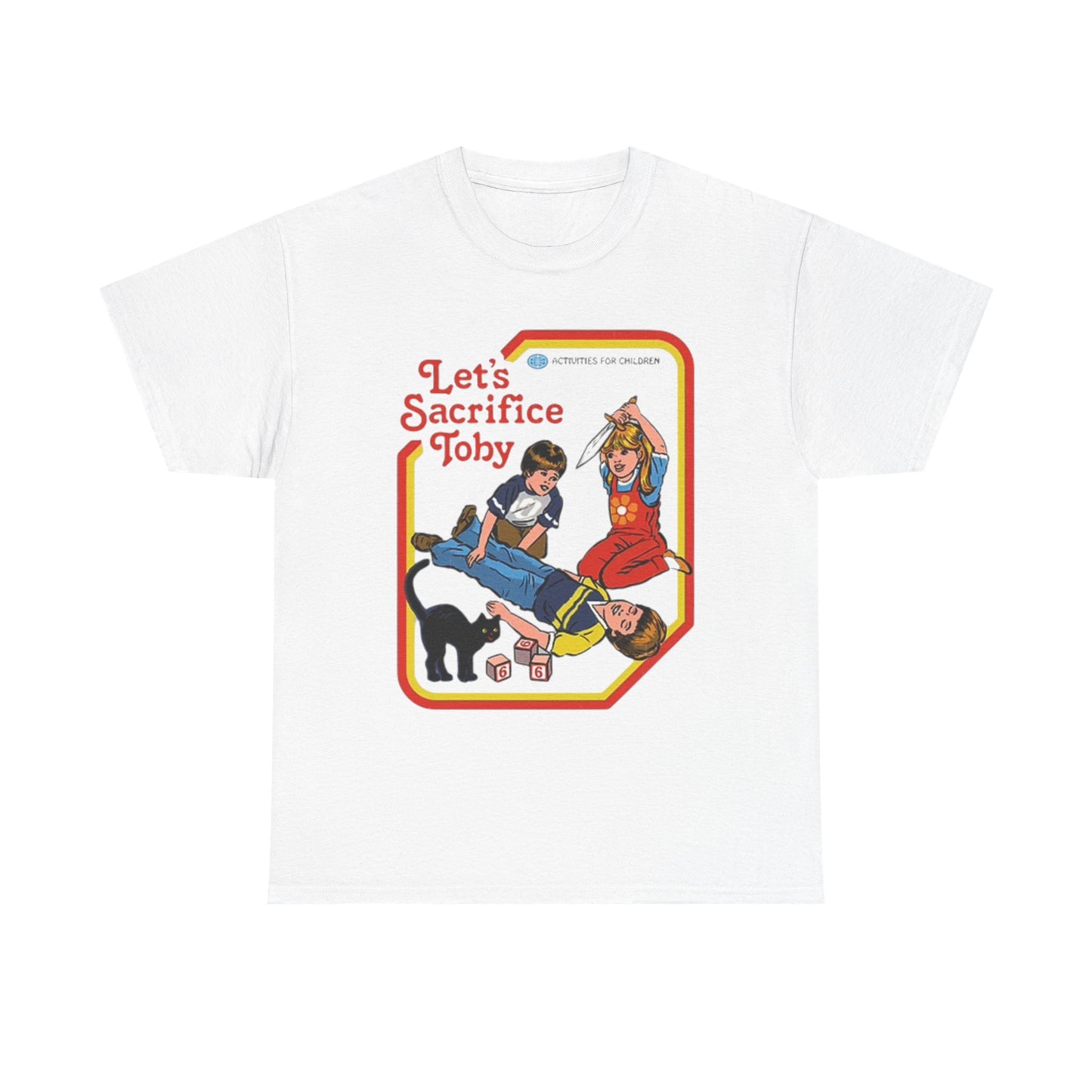 Lets Sacrifice Toby Graphic T Shirt Funny Retro Poster Unisex Heavy Cotton Tee