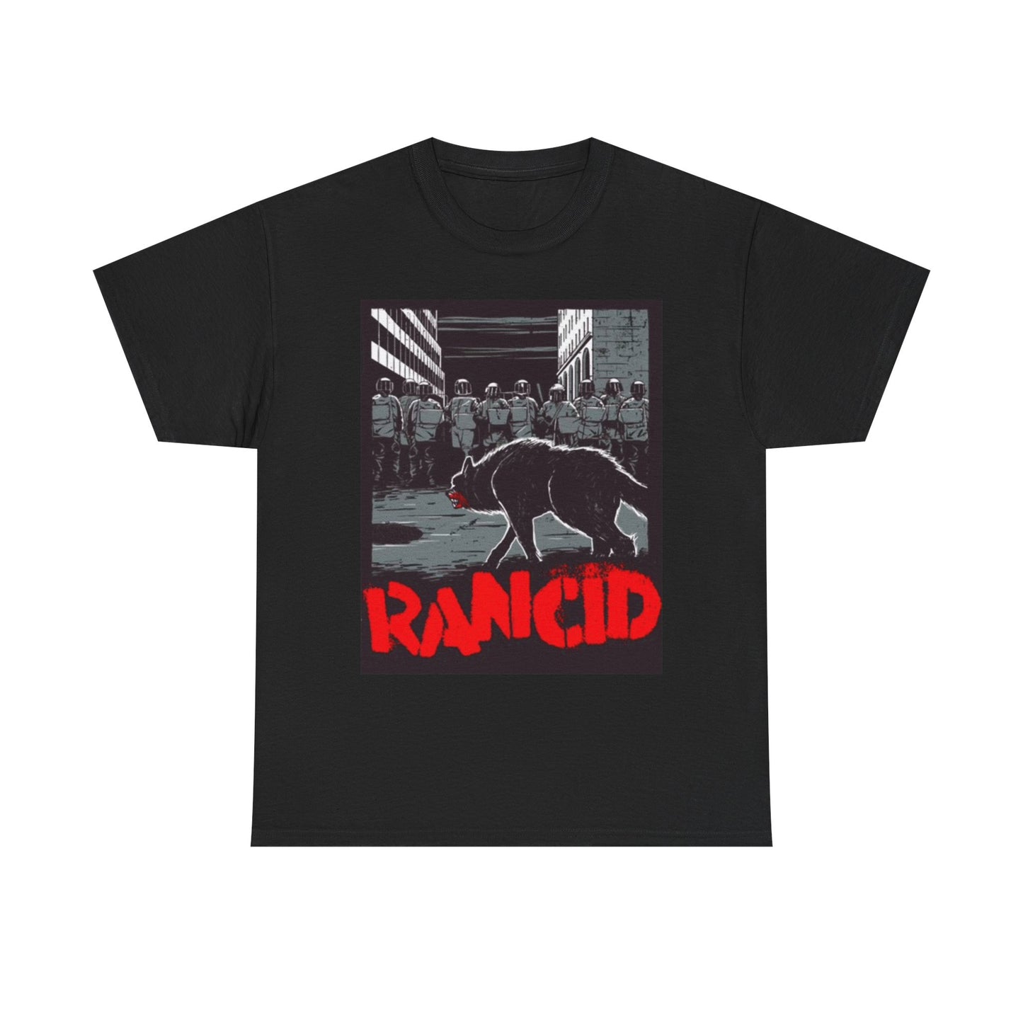 Rancid Graphic T Shirt Black Panther Album Cover Unisex Heavy Cotton Tee