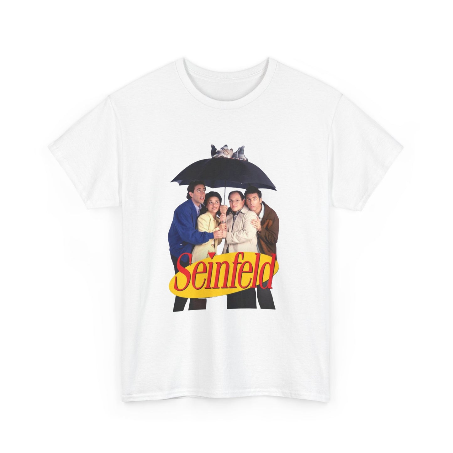 Seinfeld T-shirt vintage New York classic curb 90s Unisex Heavy Cotton Tee