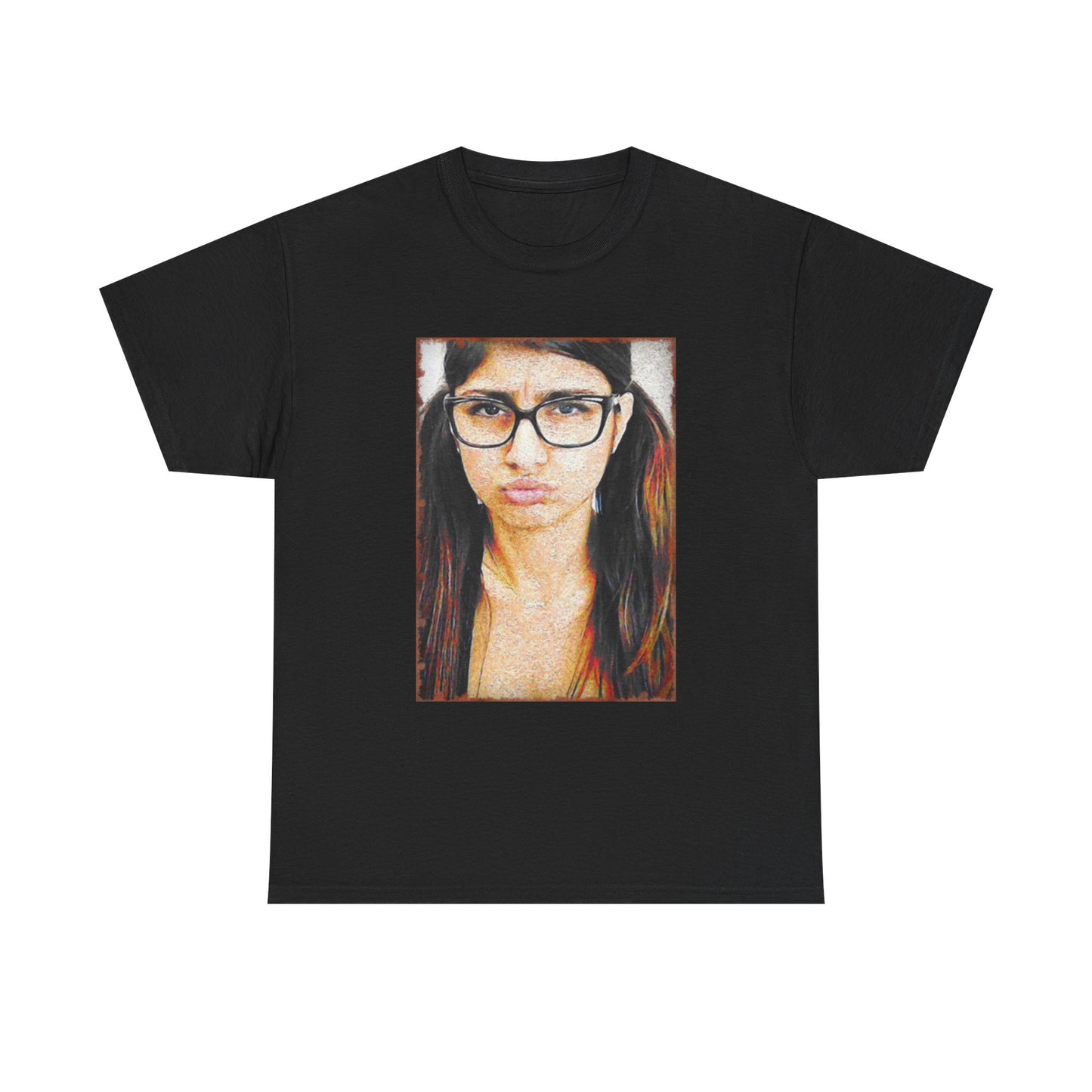 Mia Khalifa Shirt Funny Meme Graphic Unisex Heavy Cotton Tee