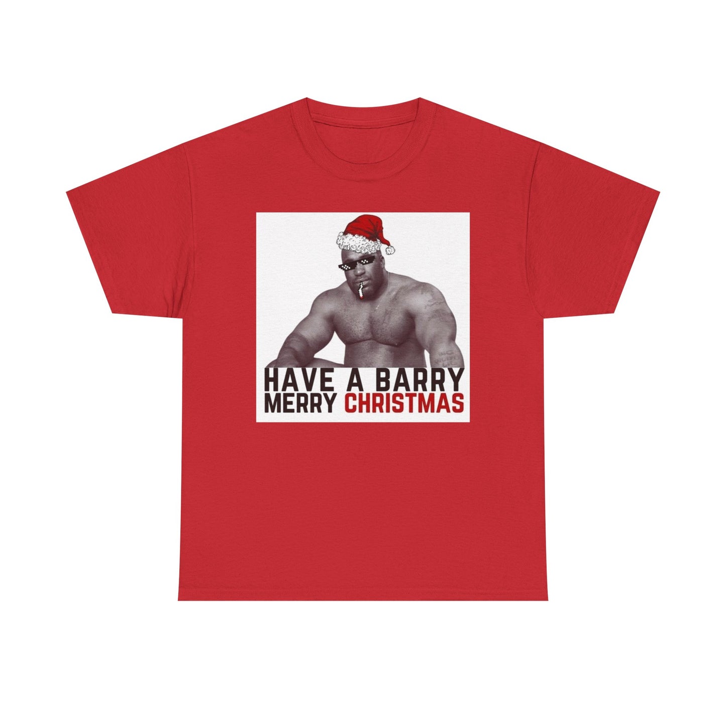 Barry Merry Christmas Funny Viral T Shirt Happy Holidays Funny Unisex Heavy Joke
