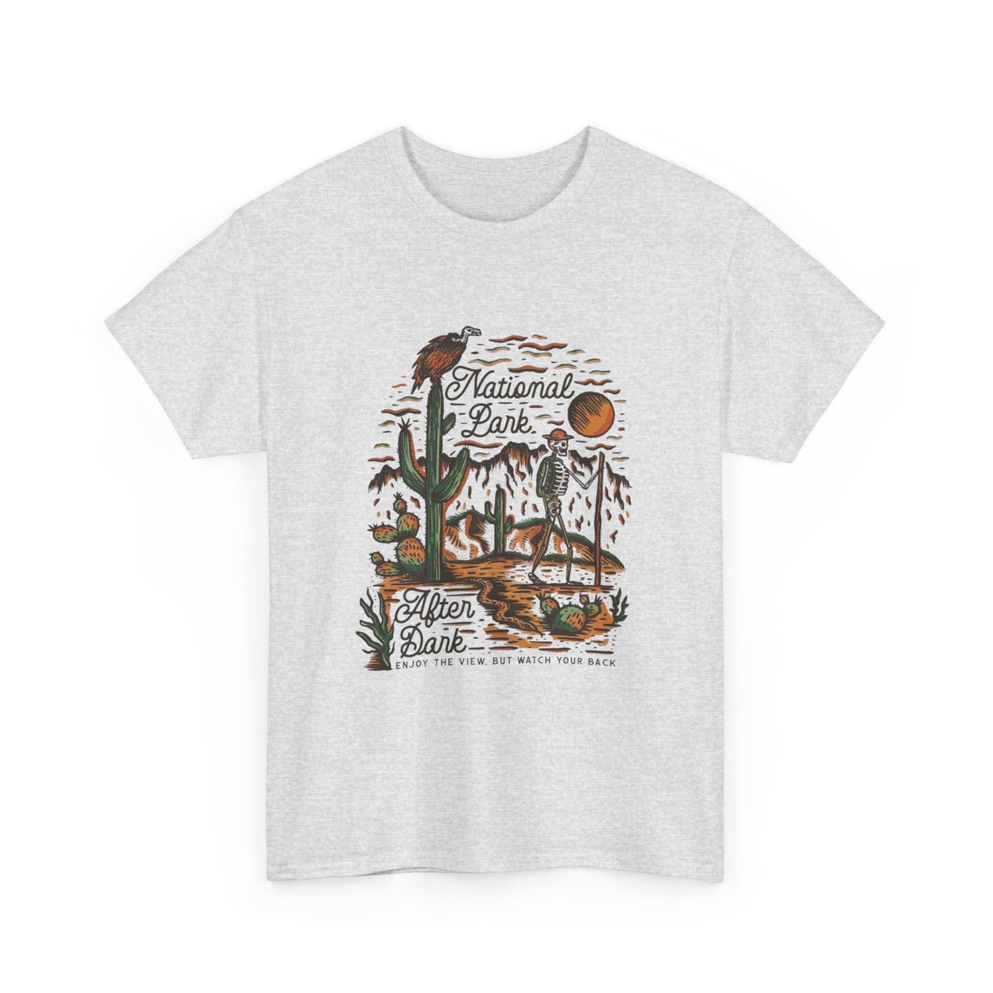 National Park After Dark Graphic T Shirt Unisex Heavy Cotton Tee