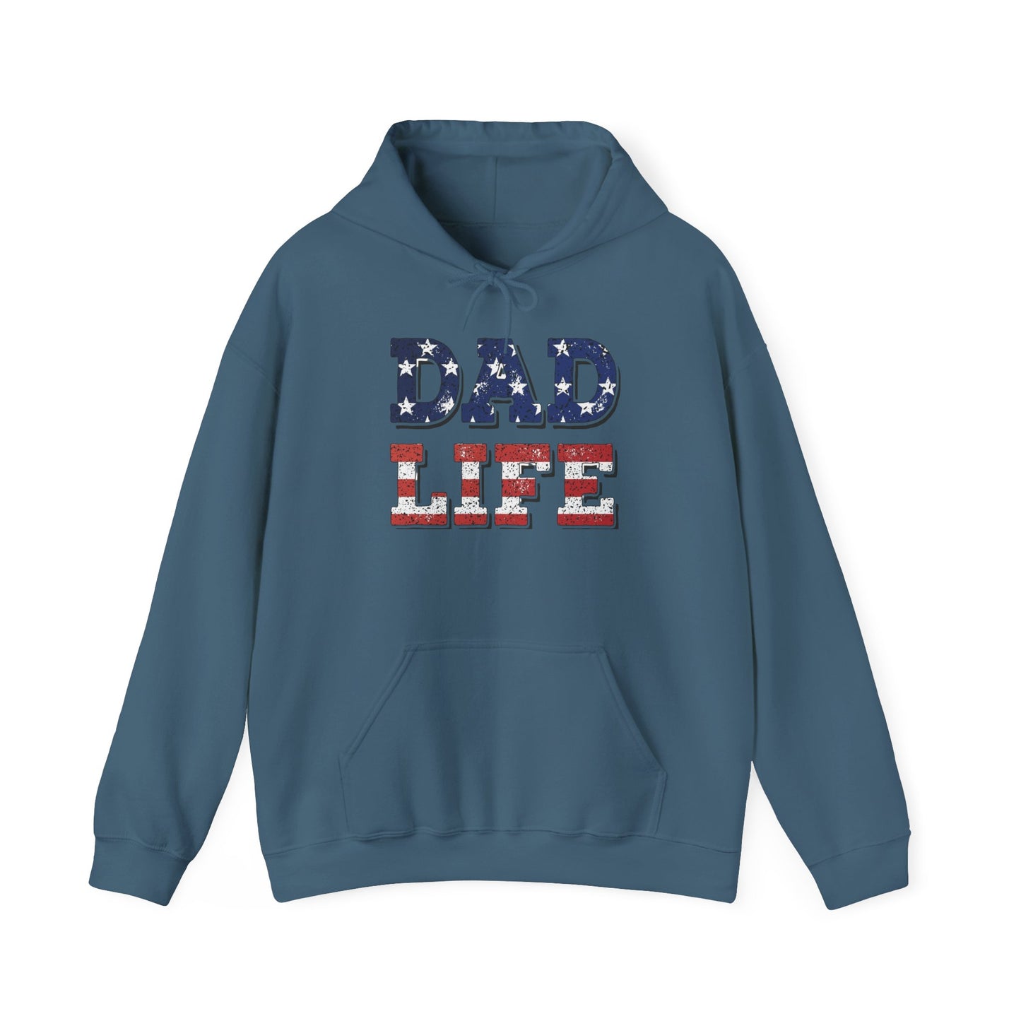 Dad Life USA Graphic Hoodie Men's Heavy Blend™ Hooded Sweatshirt