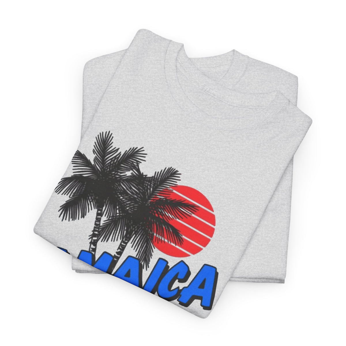 Jamaica Graphic T Shirt Men's Tropical Beach Retro Heavy Cotton Tee