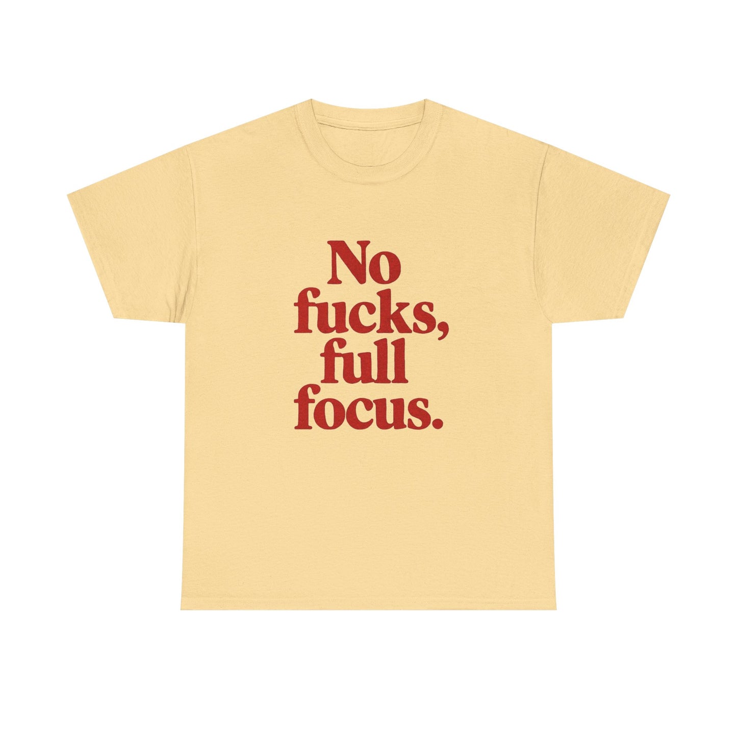 Full Focus Motivation Graphic T Shirt NEW ADULT Unisex Heavy Cotton Tee