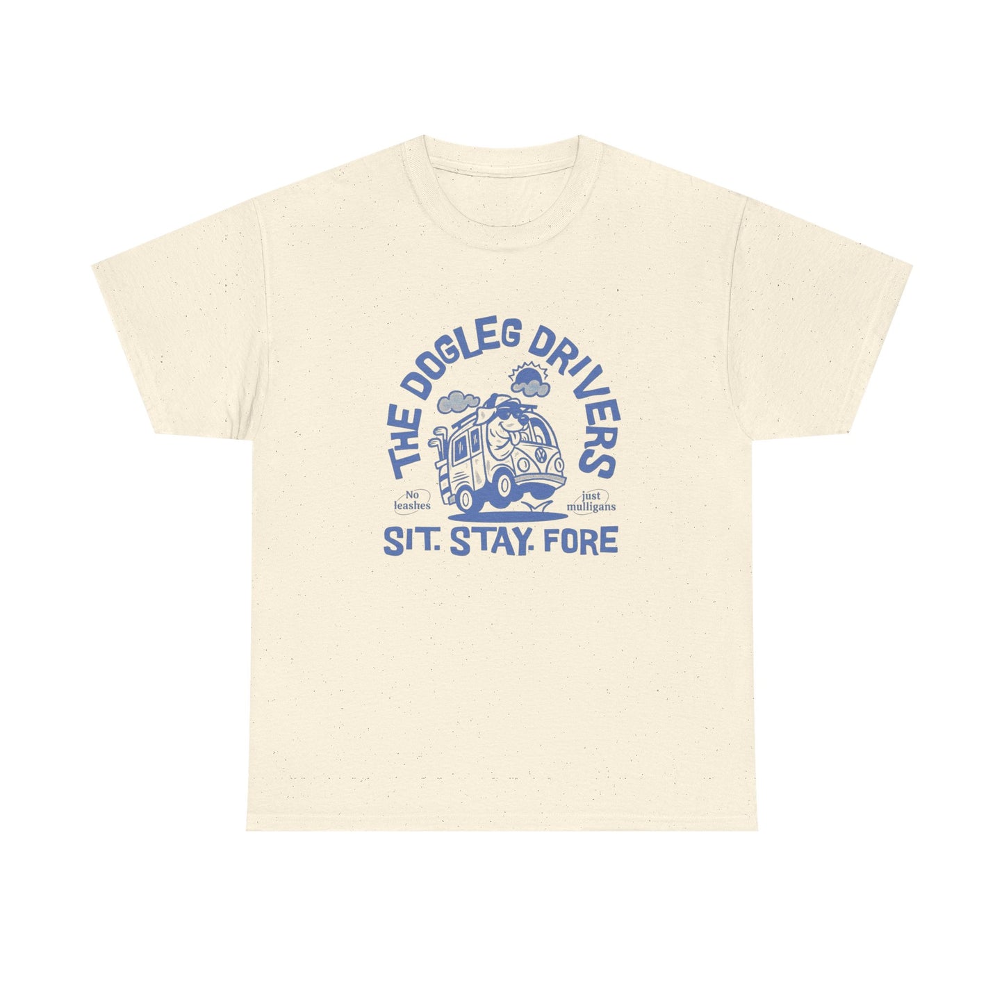 The Dog Leg Drivers Funny Graphic T Shirt NEW Unisex Heavy Cotton Tee