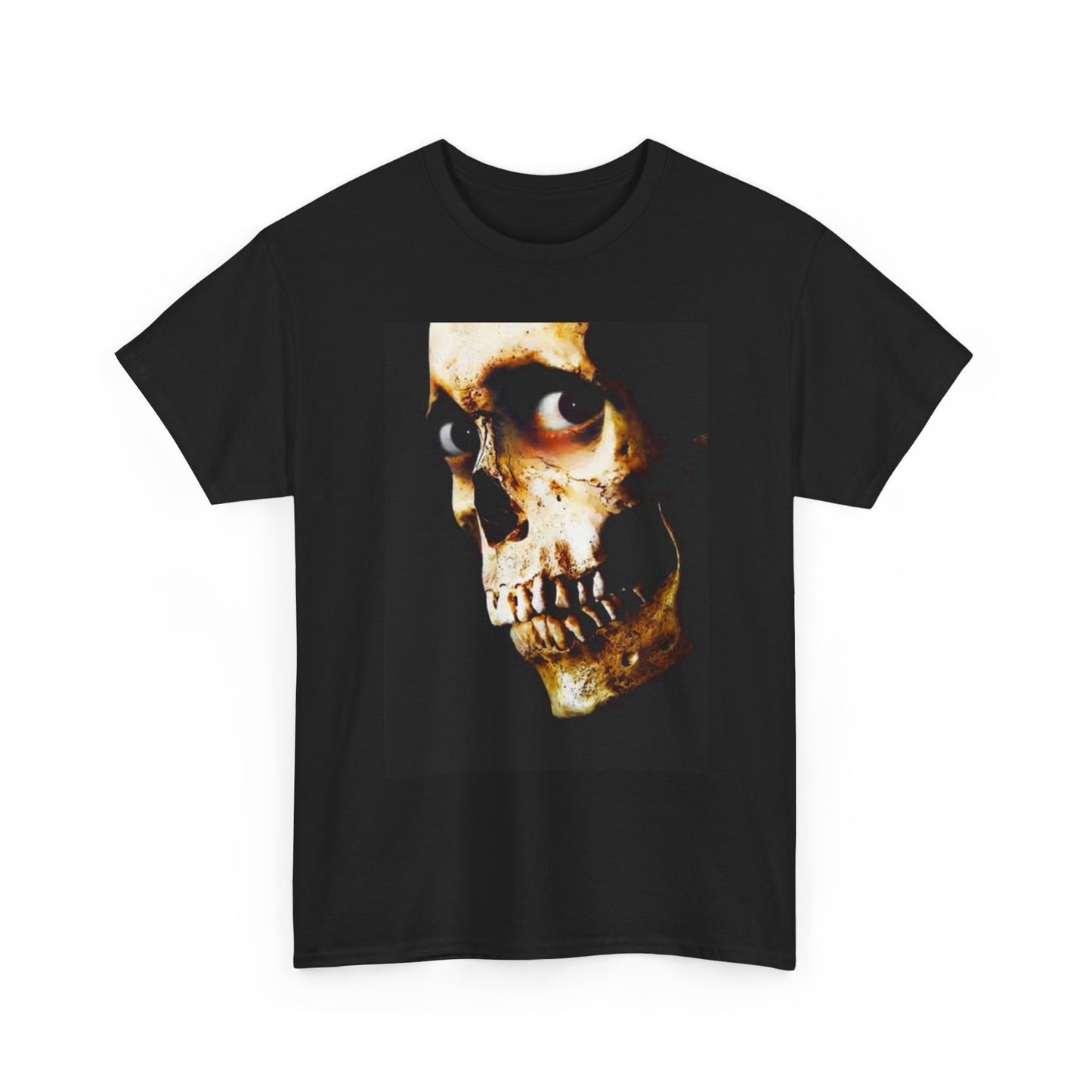 Creepy Horror Skull Graphic T Shirt BRAND NEW Apparel Unisex Heavy Cotton Tee