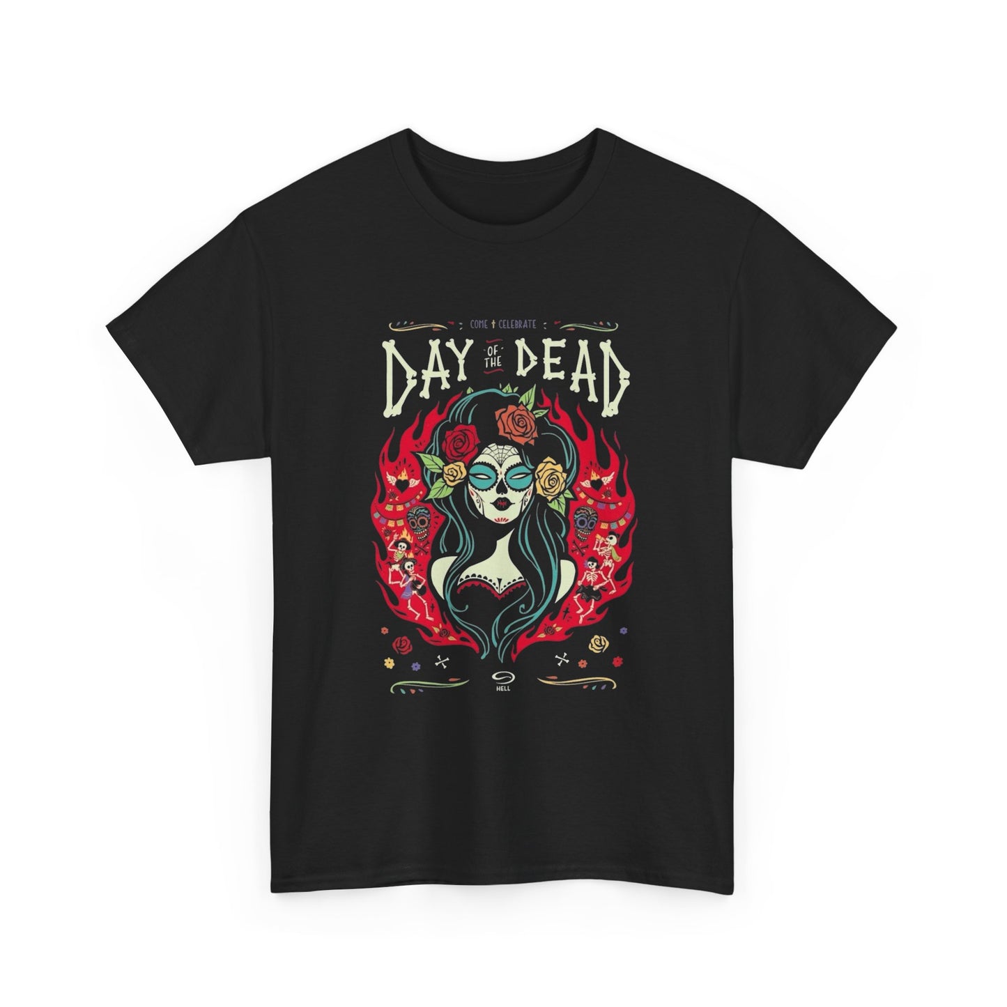 Day Of The Dead Graphic T Shirt Heavy Cotton Tee NEW Gift