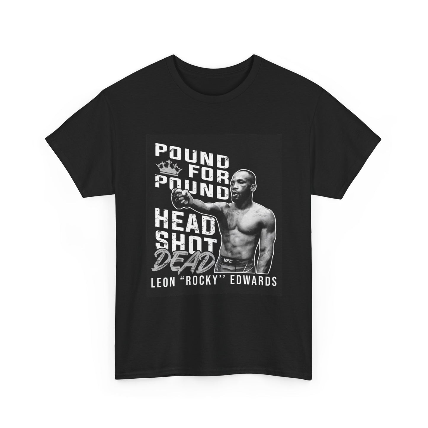 Leon Edwards T shirt UFC Fighter Merch Rocky Unisex Heavy Cotton Tee MMA Gym