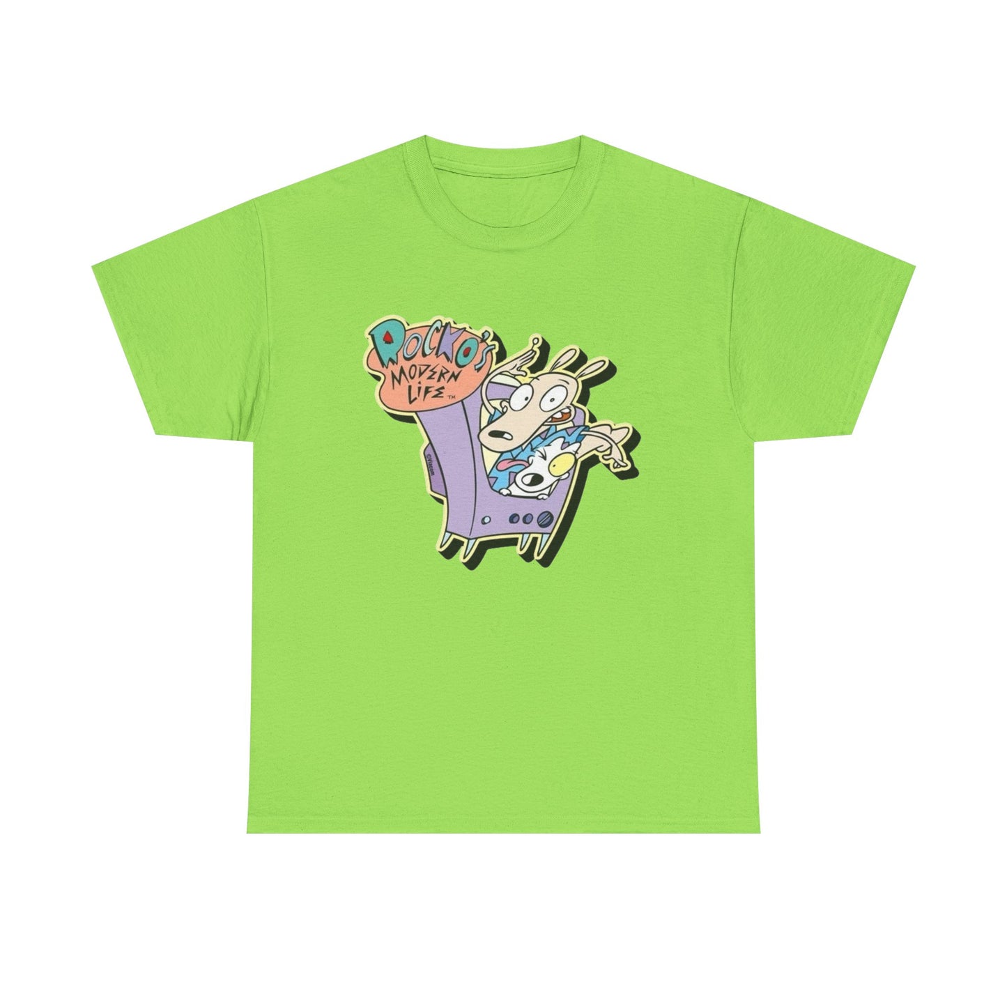 Rockos Modern Life Vintage 90's Graphic T Shirt NEW Vintage Unisex Heavy Cotton