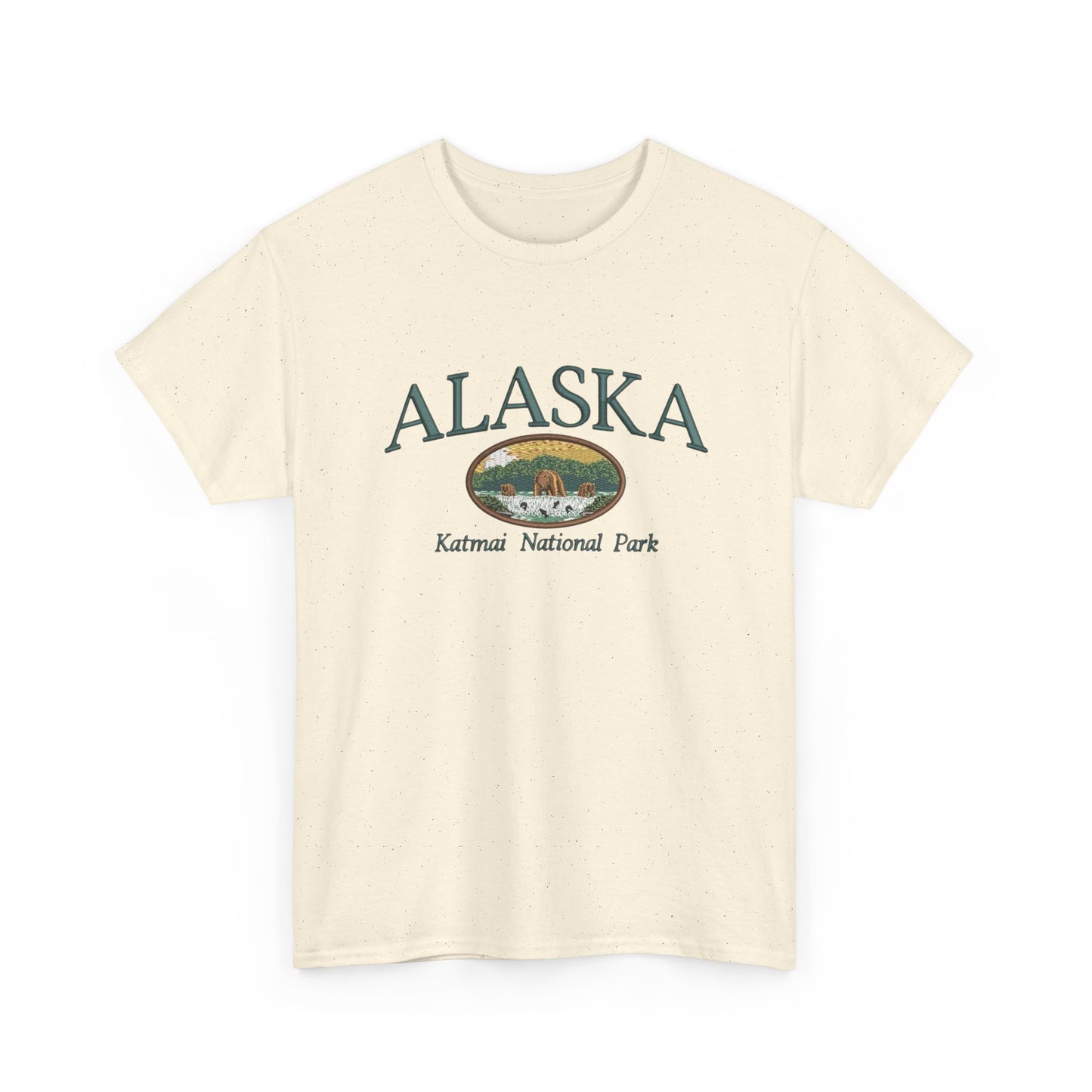 Alaska National Parks Graphic T Shirt NEW Unisex Heavy Cotton Tee