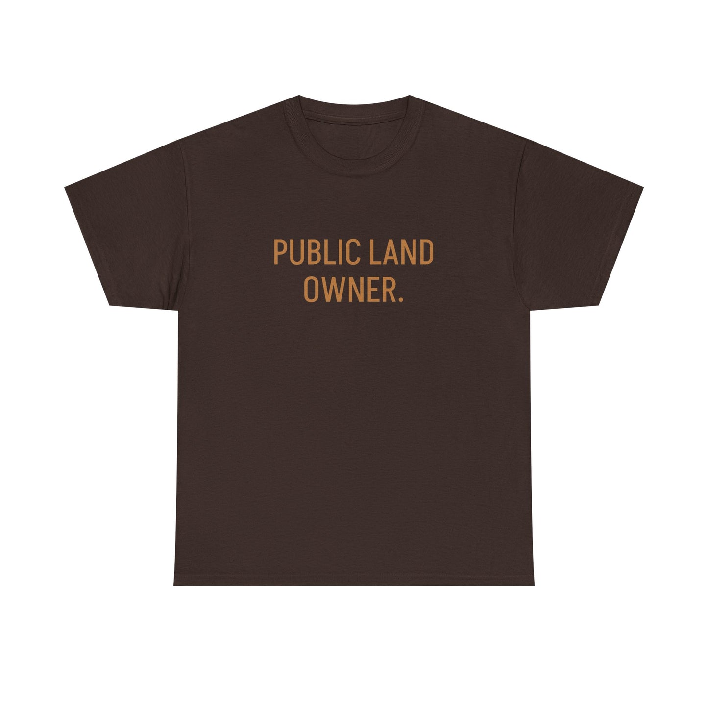 Public Land Owner Joe Rogan Graphic T Shirt S-5XL Unisex Heavy Cotton Tee