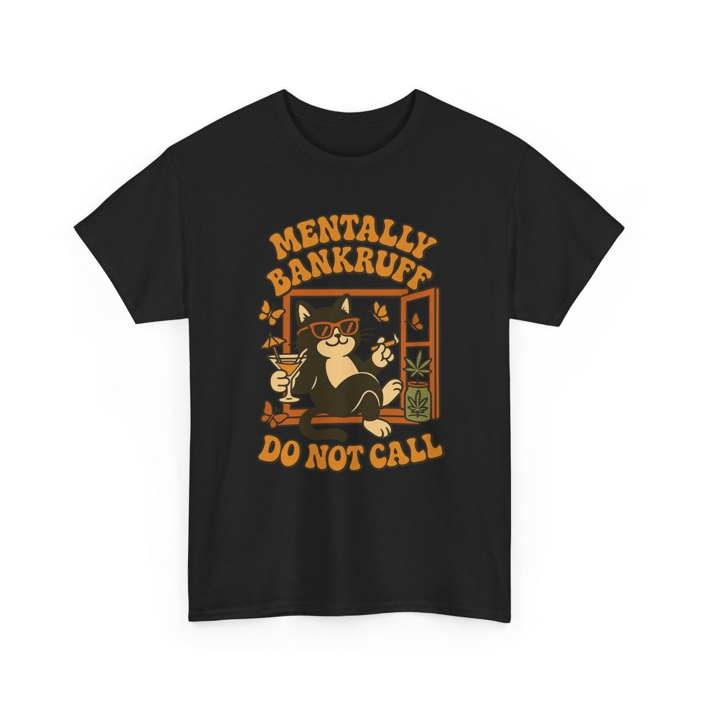 Cute Funny Cat Nip Weed Graphic T Shirt NEW ADULT TEE VINTAGE
