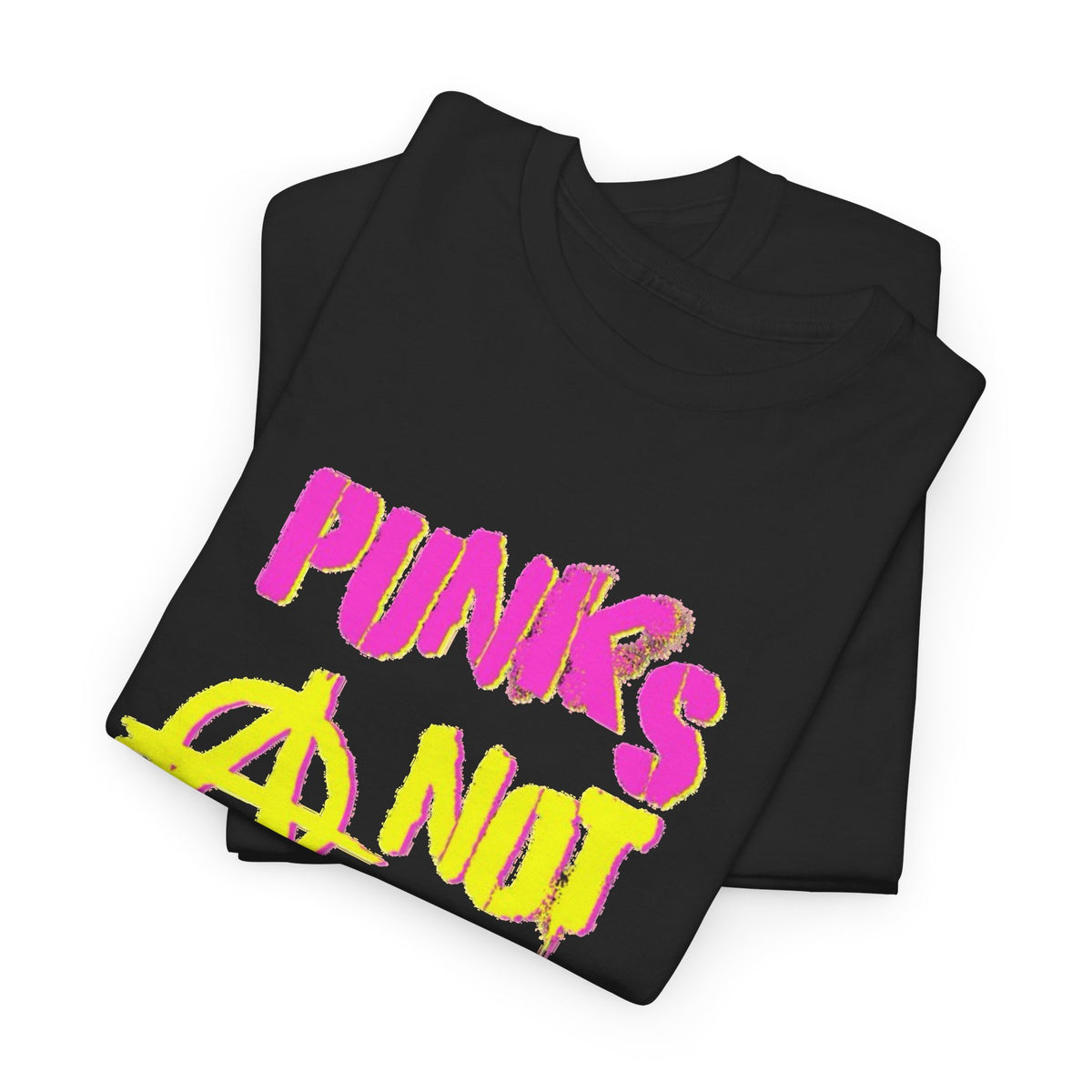 Punks Not Dead Anarchy Symbol T-Shirt Men's Tee