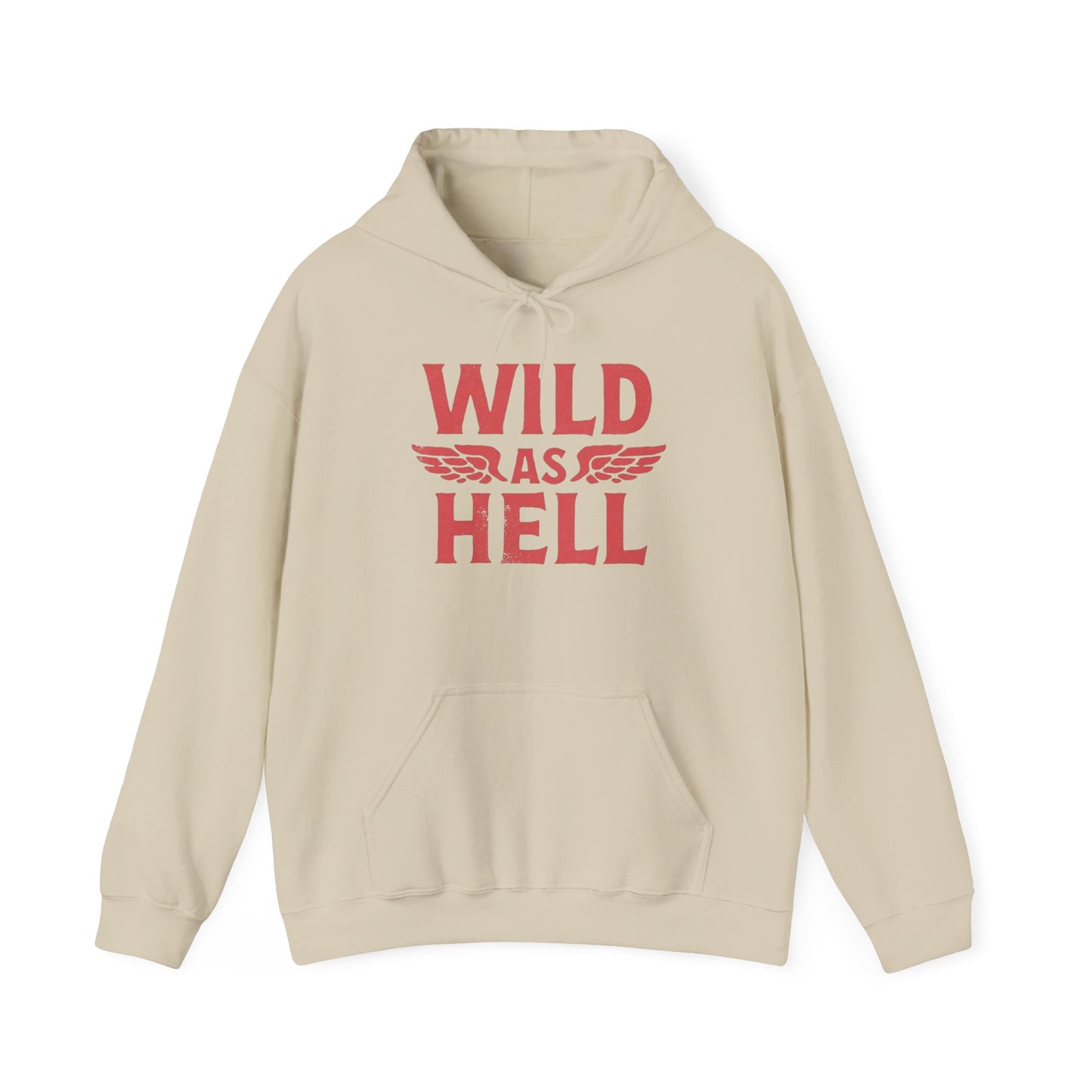 Wild As Hell Graphic Hoodie Heavy Blend Sweatshirt NEW