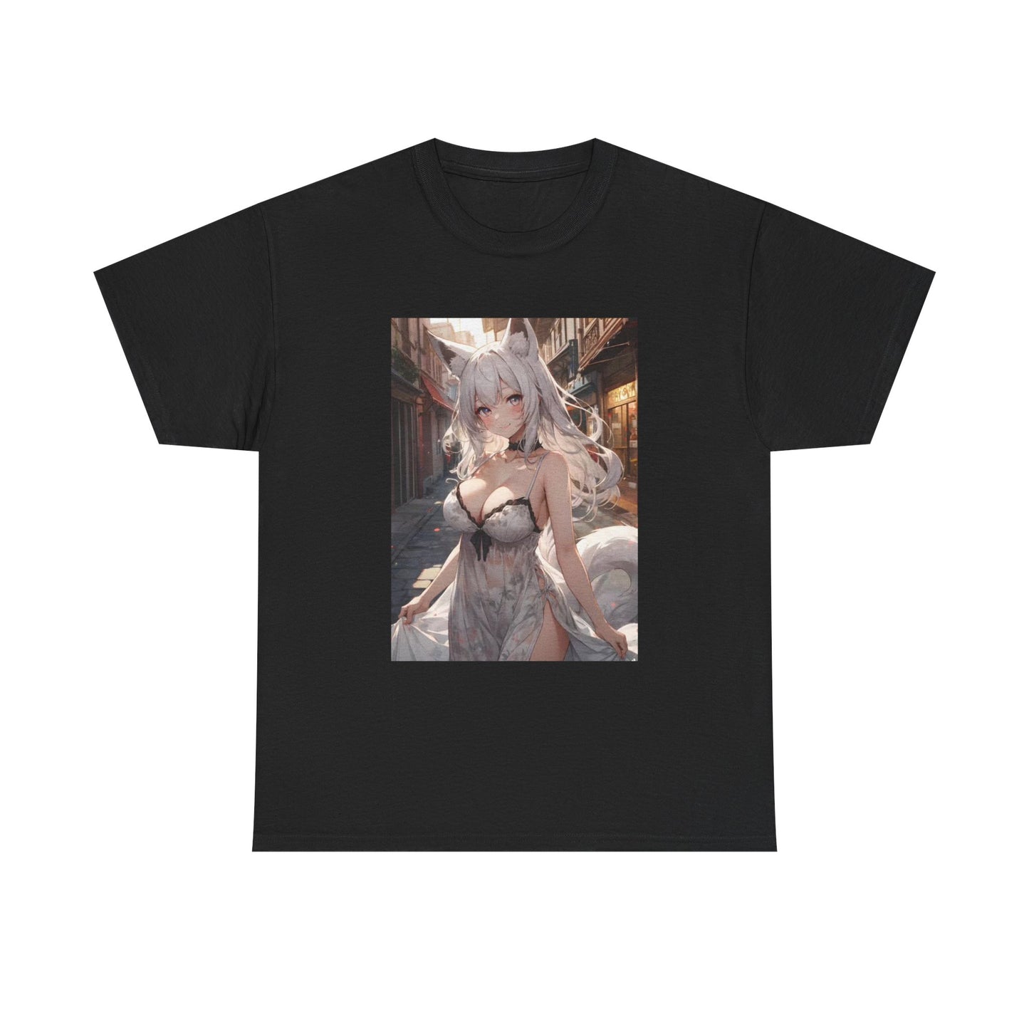 Waifu Girl Hentai Tshirt Sexy anime Naturo Cartoon Unisex Heavy Cotton Tee