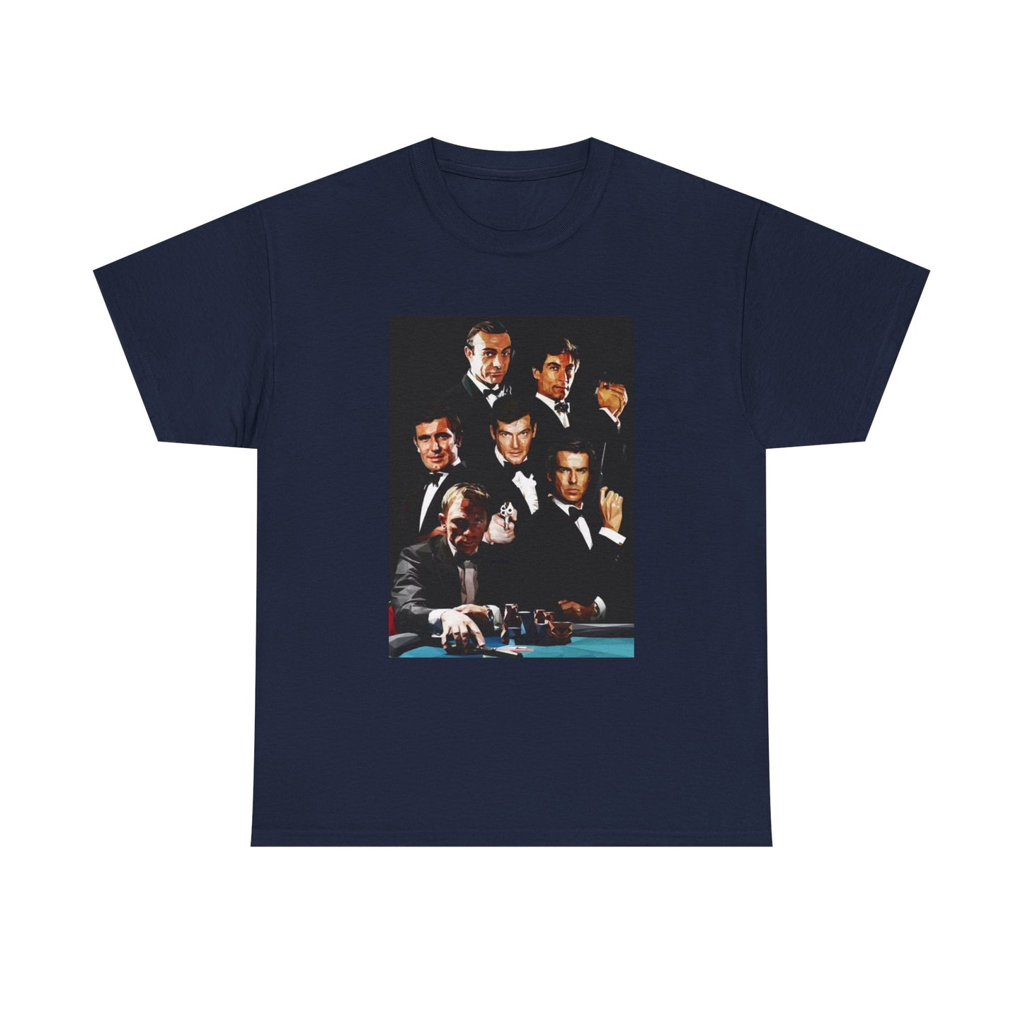 James Bond T-shirt Vintage Bond Collection Merch Unisex Heavy Cotton Tee