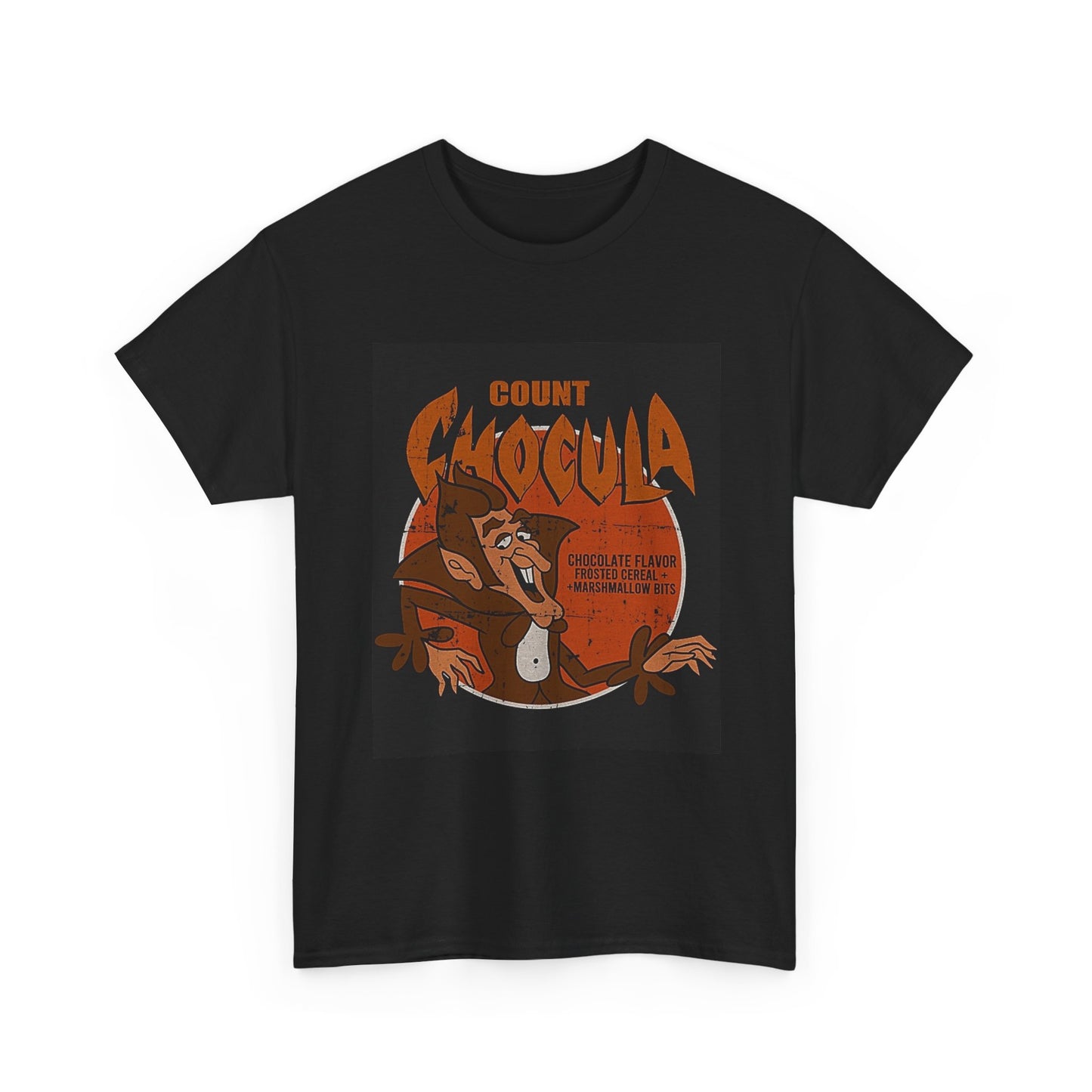 Count Chocula T shirt Vintage Cereal Poster Retro Unisex Heavy Cotton Tee