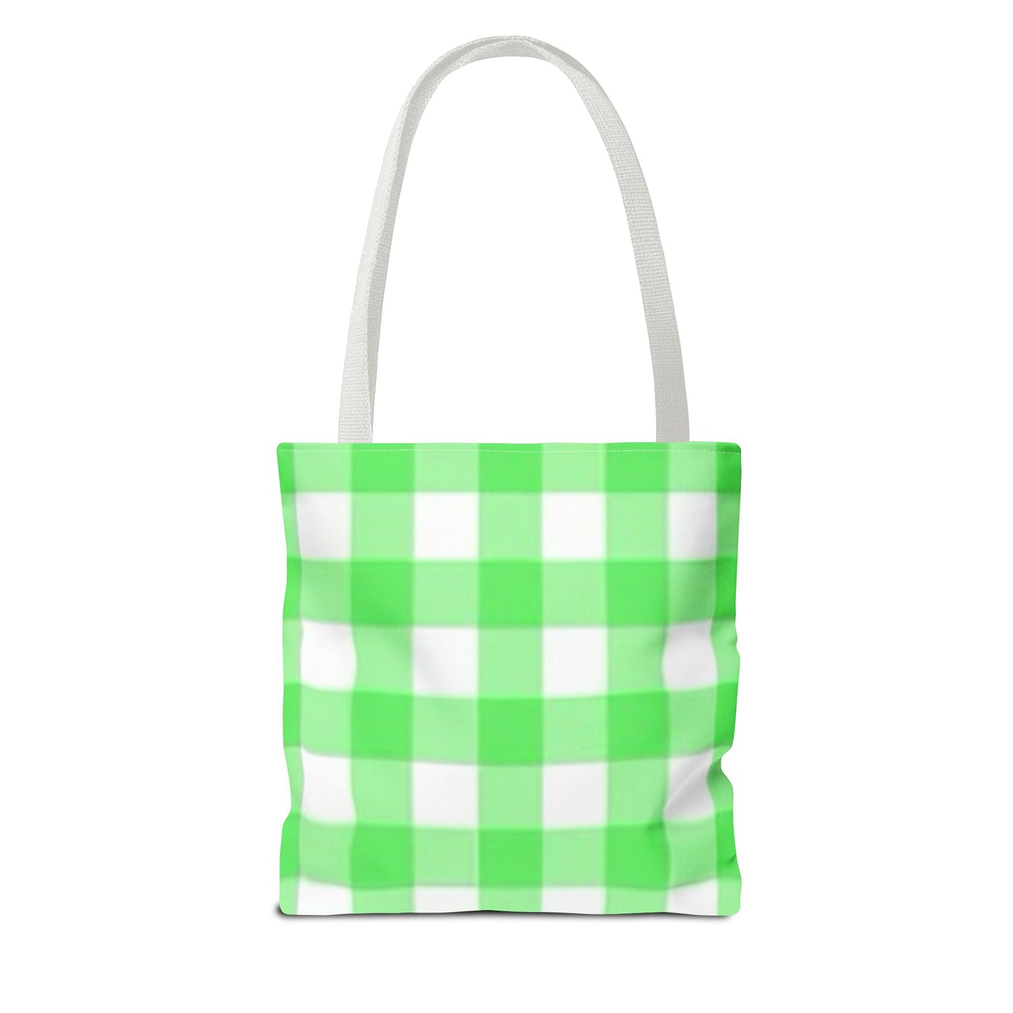 Green Checkered Multi Color BRAND NEW MODERN Tote Bag (AOP)