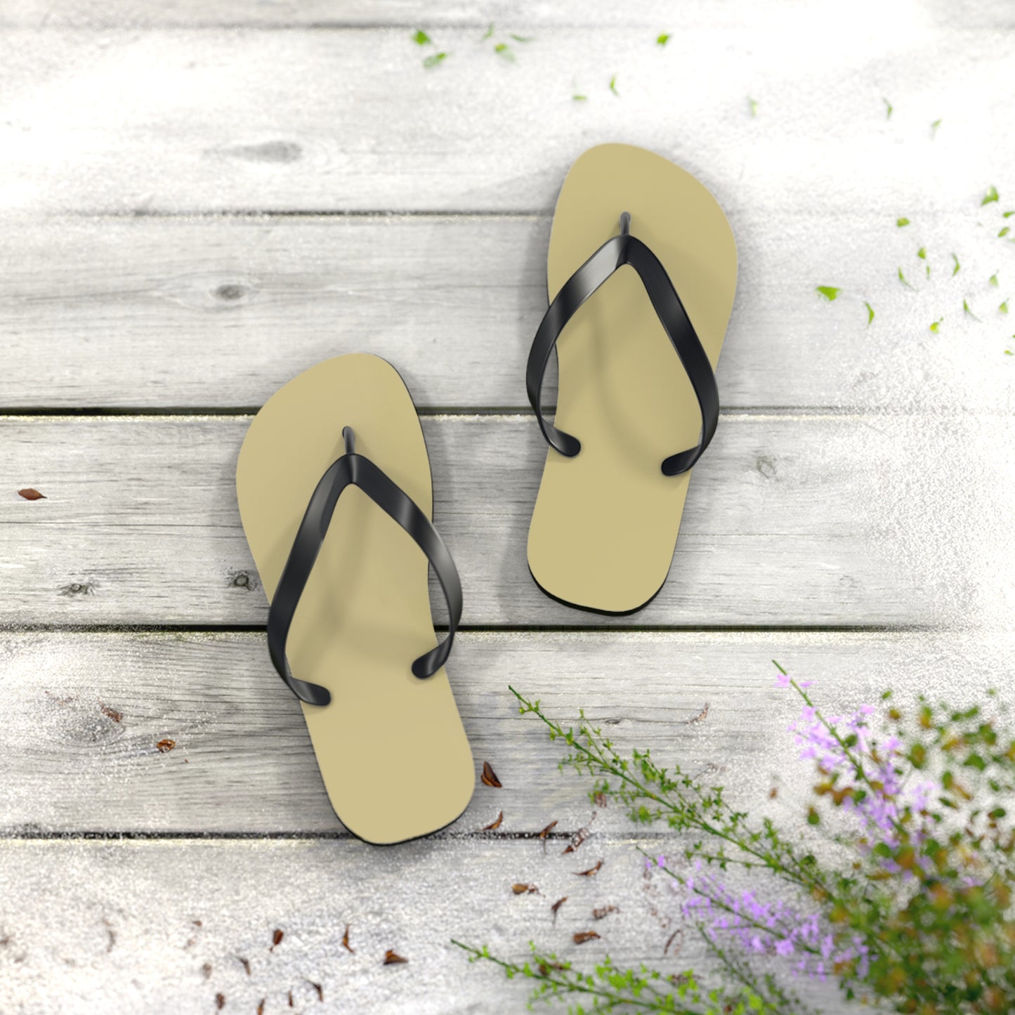 Summer Tan Flip Flops, Sandals Slides, Summer Footwear, Brand New