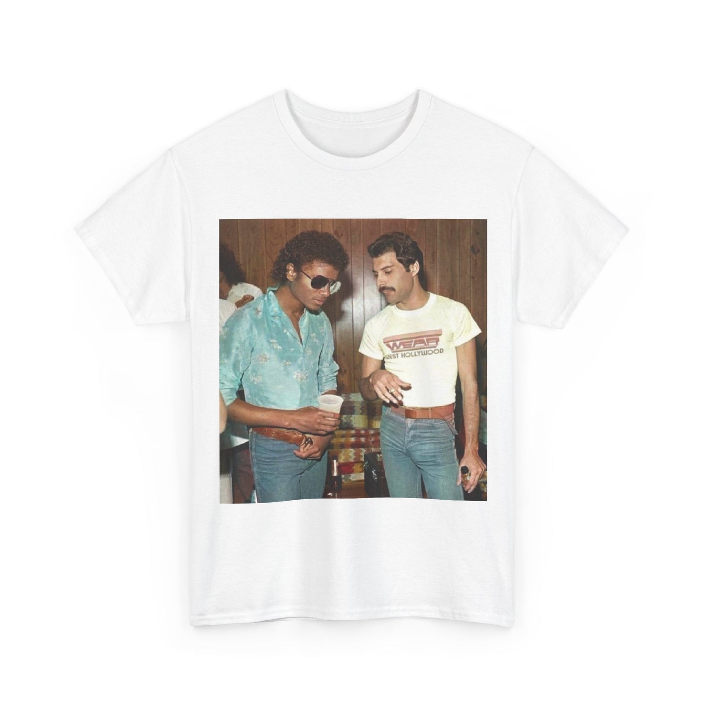 Michael jackson Queen tshirt vintage 80s retro graphic Unisex Heavy Cotton Tee