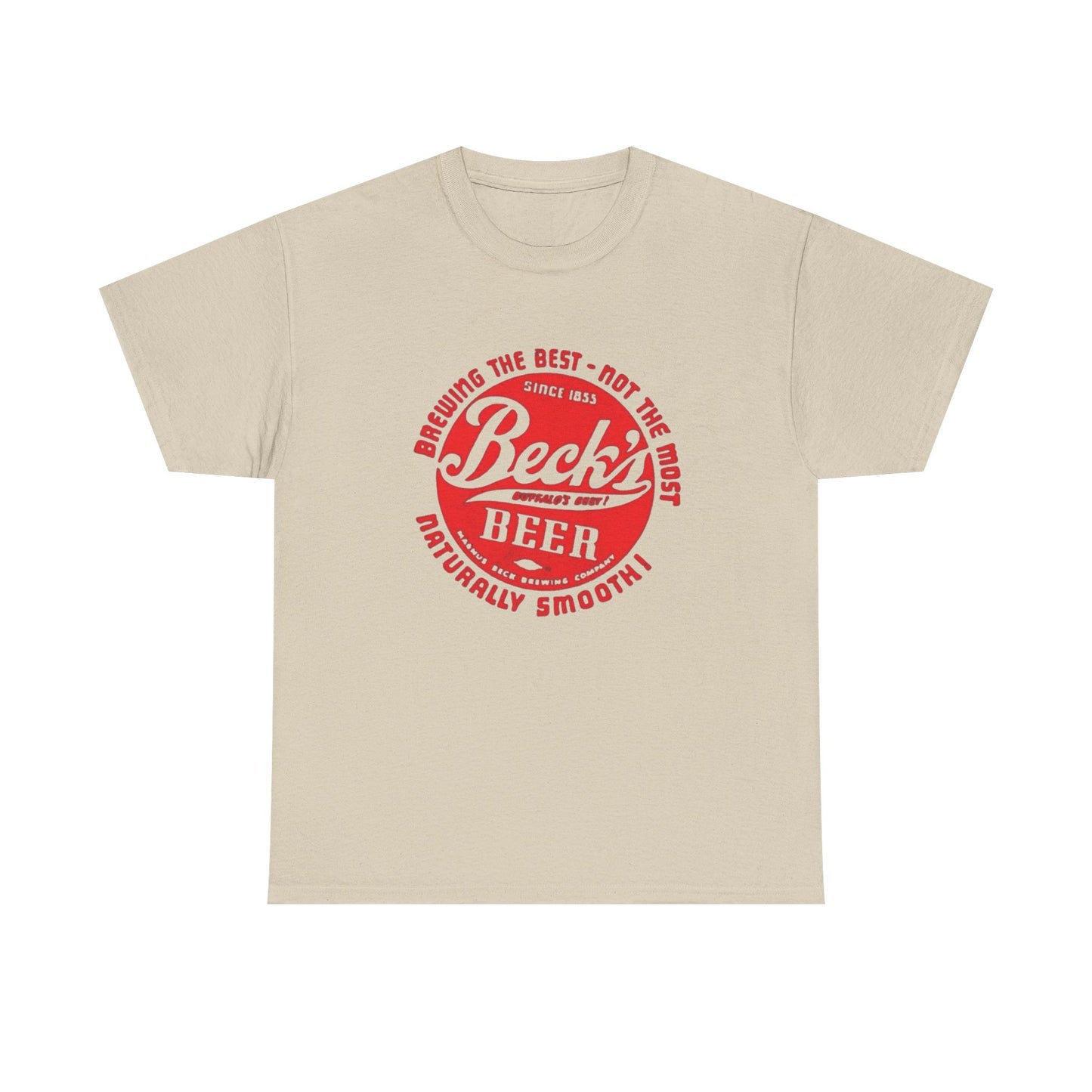 Becks Beer Retro Graphic T Shirt NEW Unisex Heavy Cotton Tee