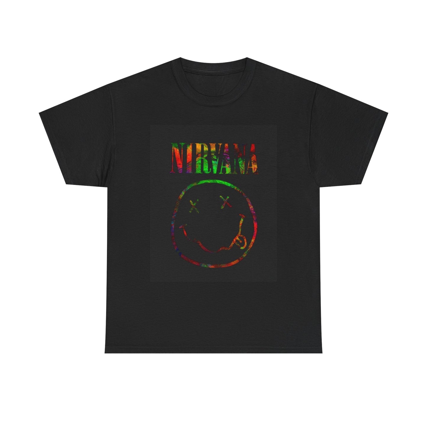 Nirvana shirt vintage tee retro graphic grunge rock band Unisex Heavy Cotton Tee