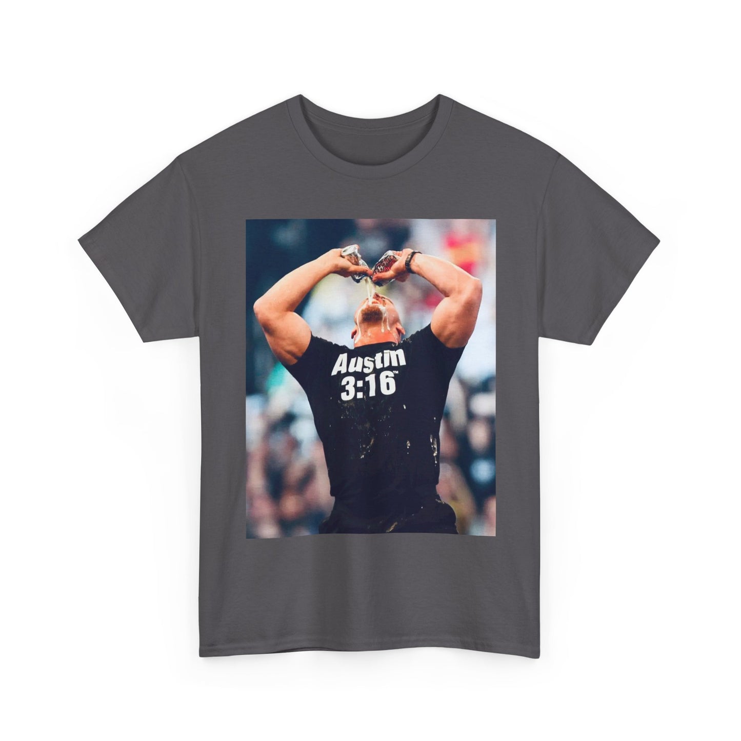 Stone cold Steve Austin T-shirt vintage wrestling mma Unisex Heavy Cotton Tee
