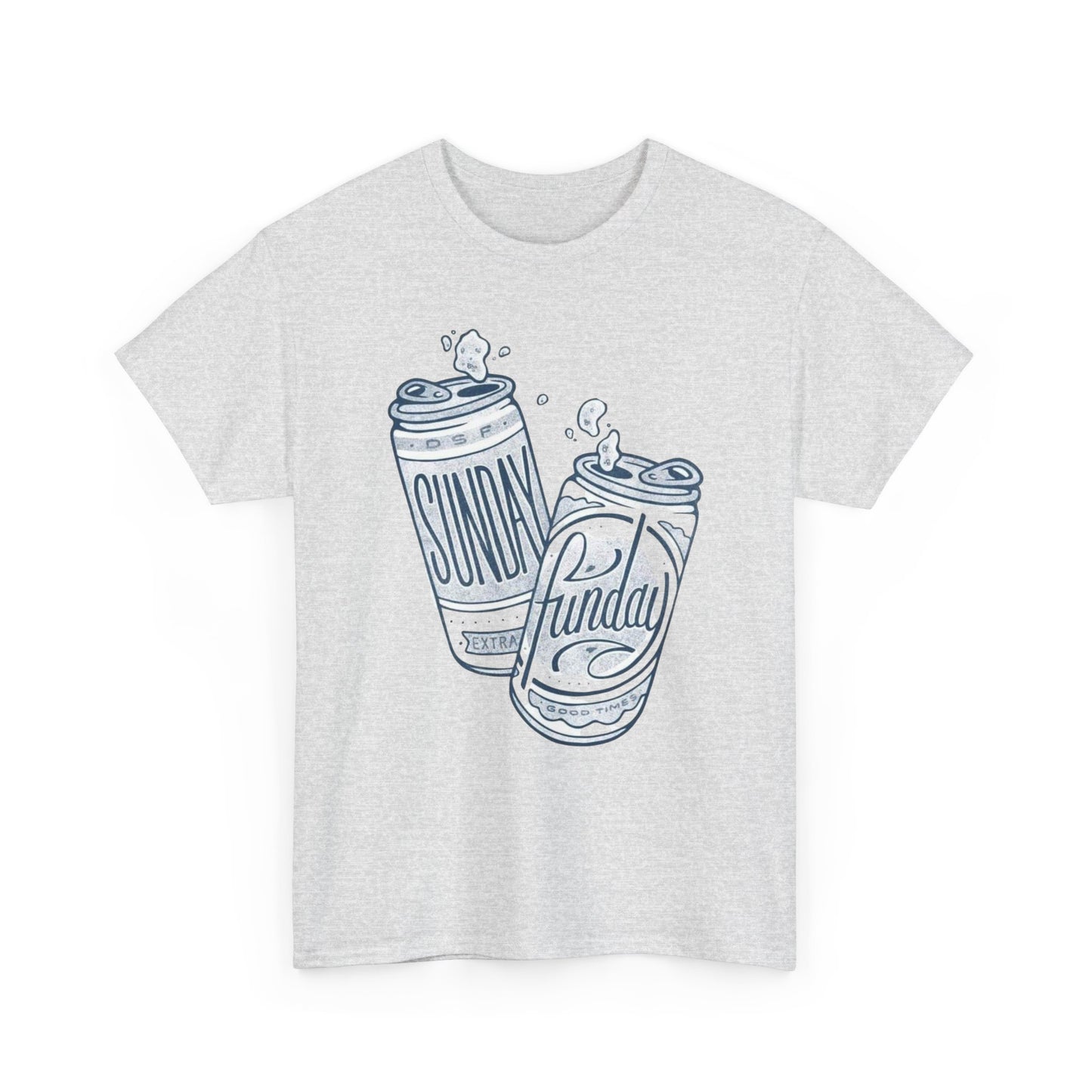 Sunday Funday Beers Graphic T Shirt ADULT NEW