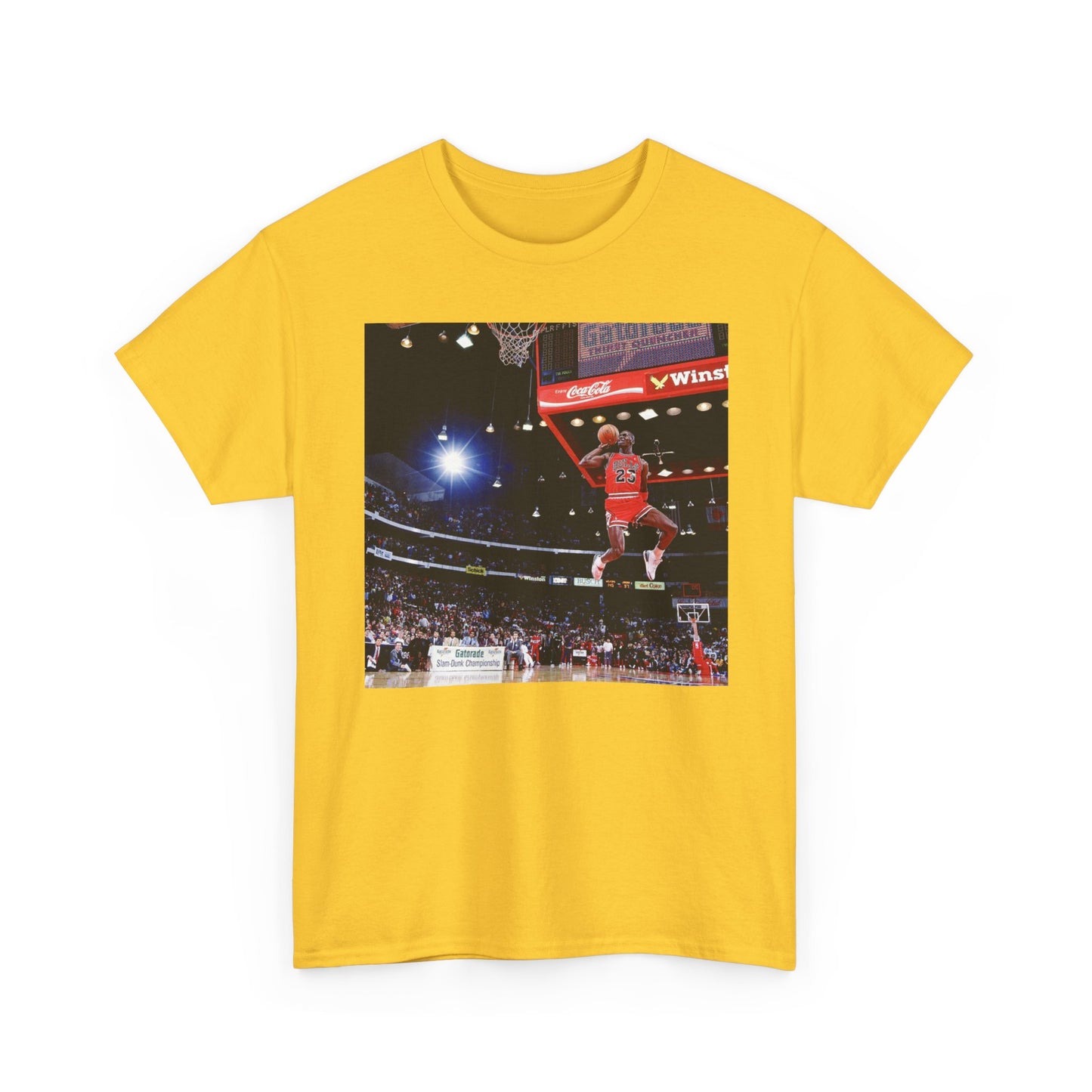 Michael Jordan Graphic T Shirt Retro Dunk Contest Unisex Heavy Cotton Tee