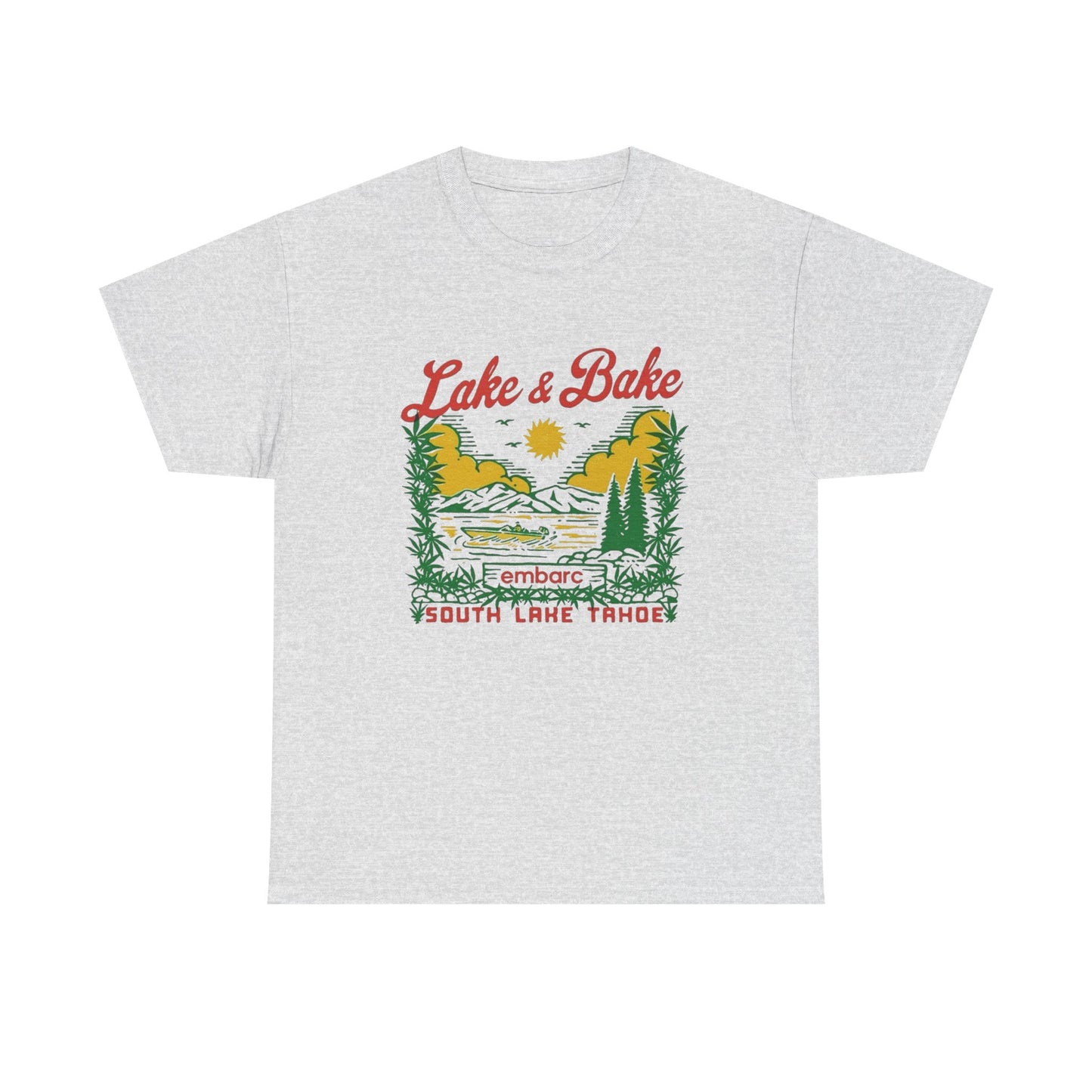 Lake And Bake 420 Graphic T Shirt NEW Adult Tee