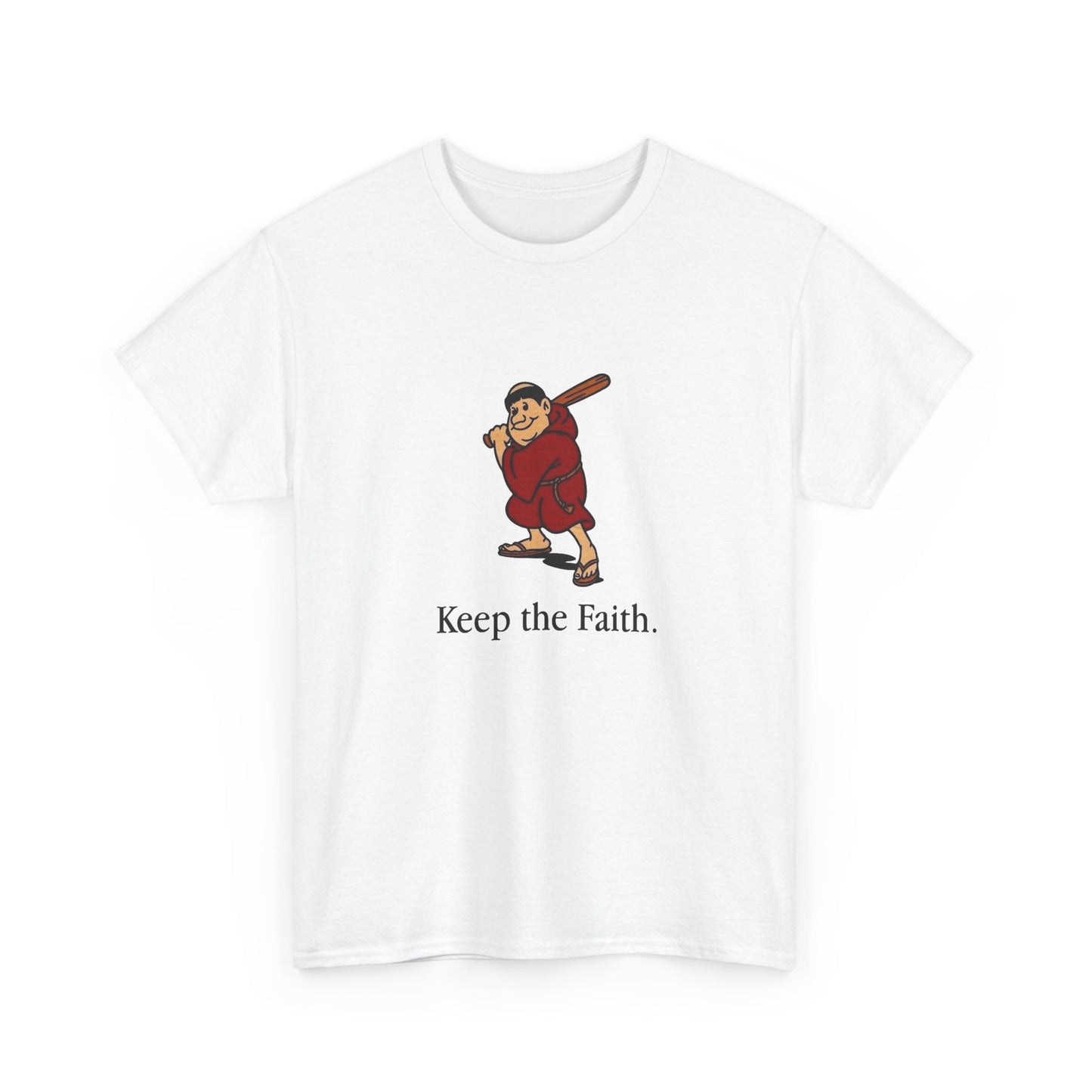 Keep The Faith Graphic T Shirt NEW Vintage Unisex Heavy Cotton Tee