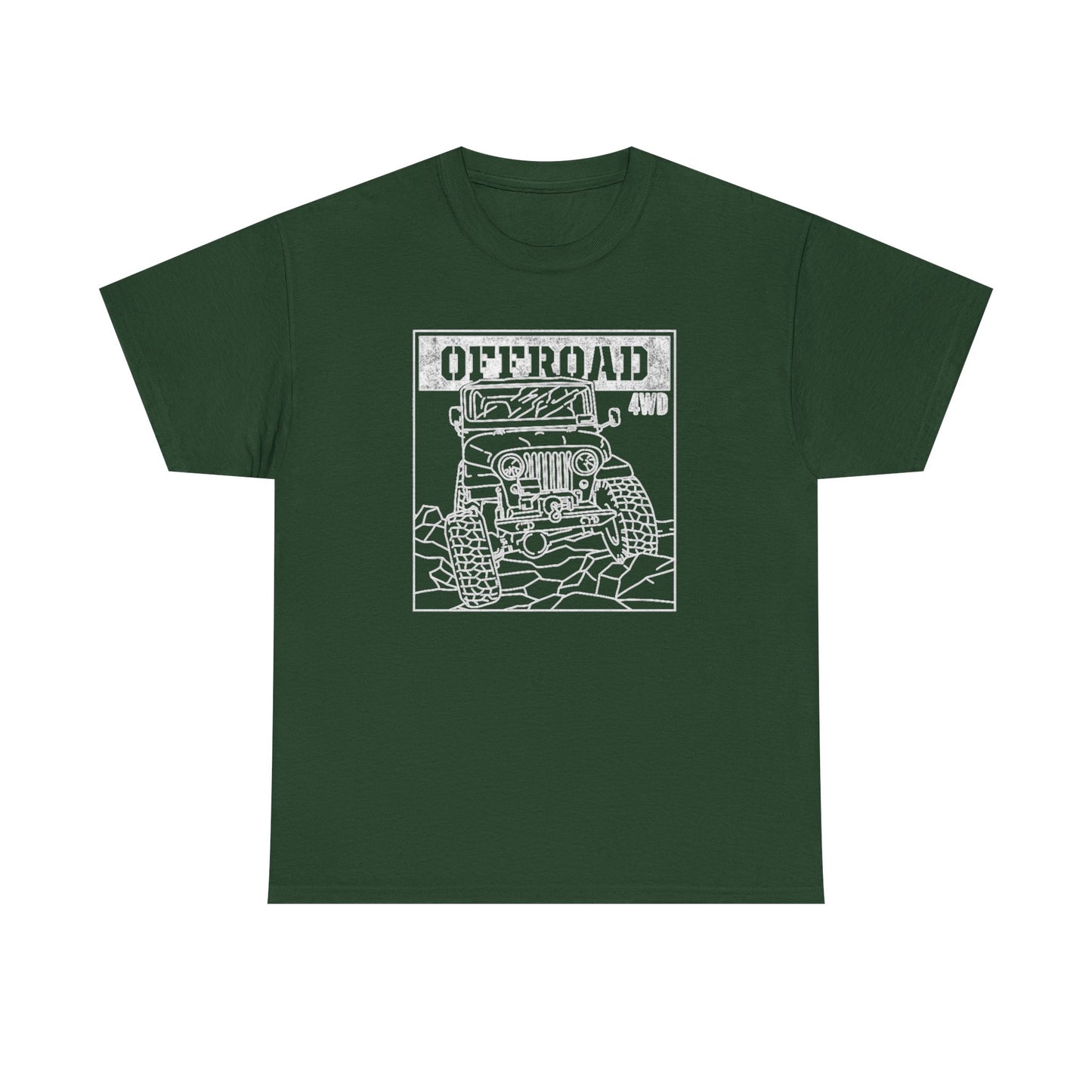 Offroad 4wd Retro Trailboss Graphic T Shirt NEW Unisex Heavy Cotton Tee