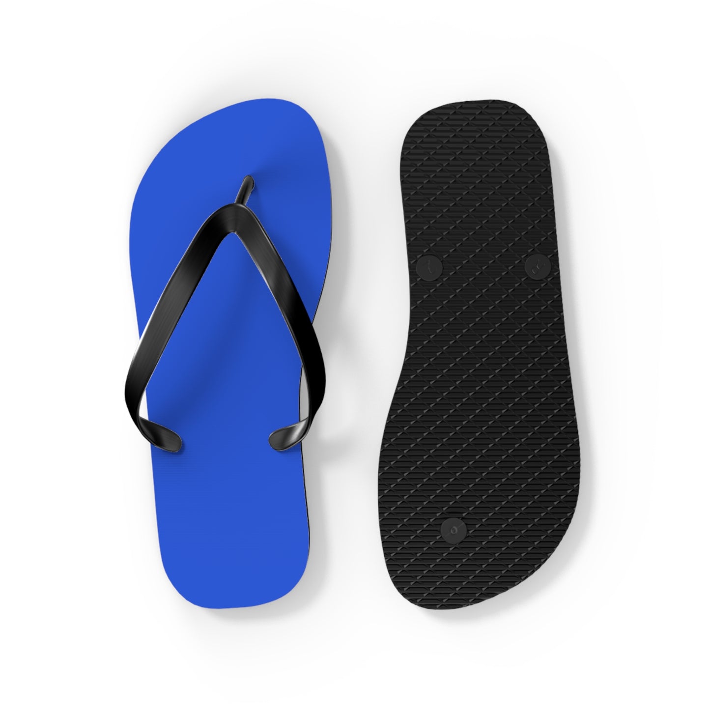 Neon Blue Flip Flops, Sandals Slides, Summer Footwear, Brand New