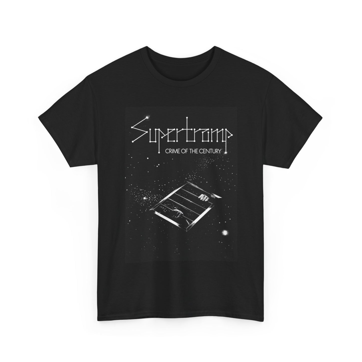 SuperTramp Tshirt 90s rock band retro design art Unisex Heavy Cotton Tee